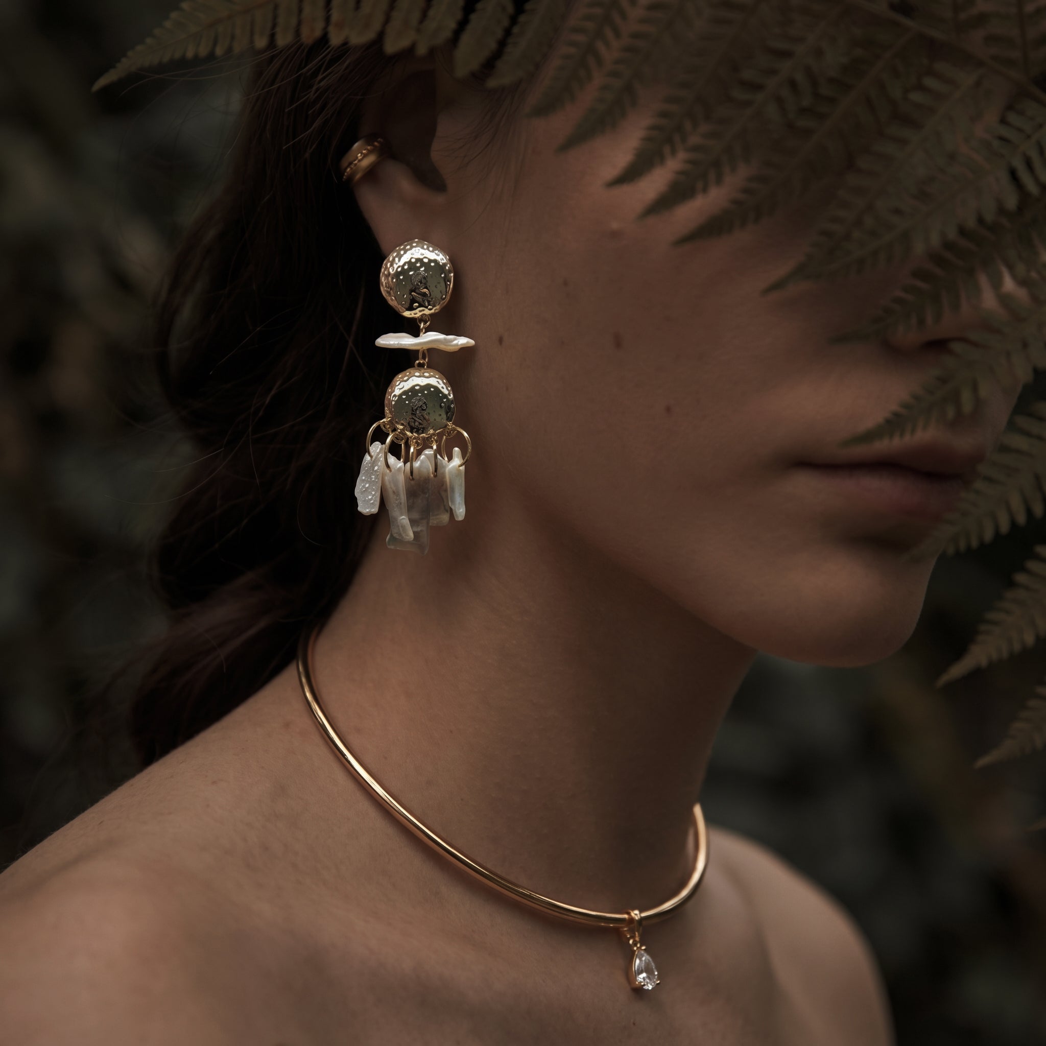 Tillie Pearl Statement Earrings