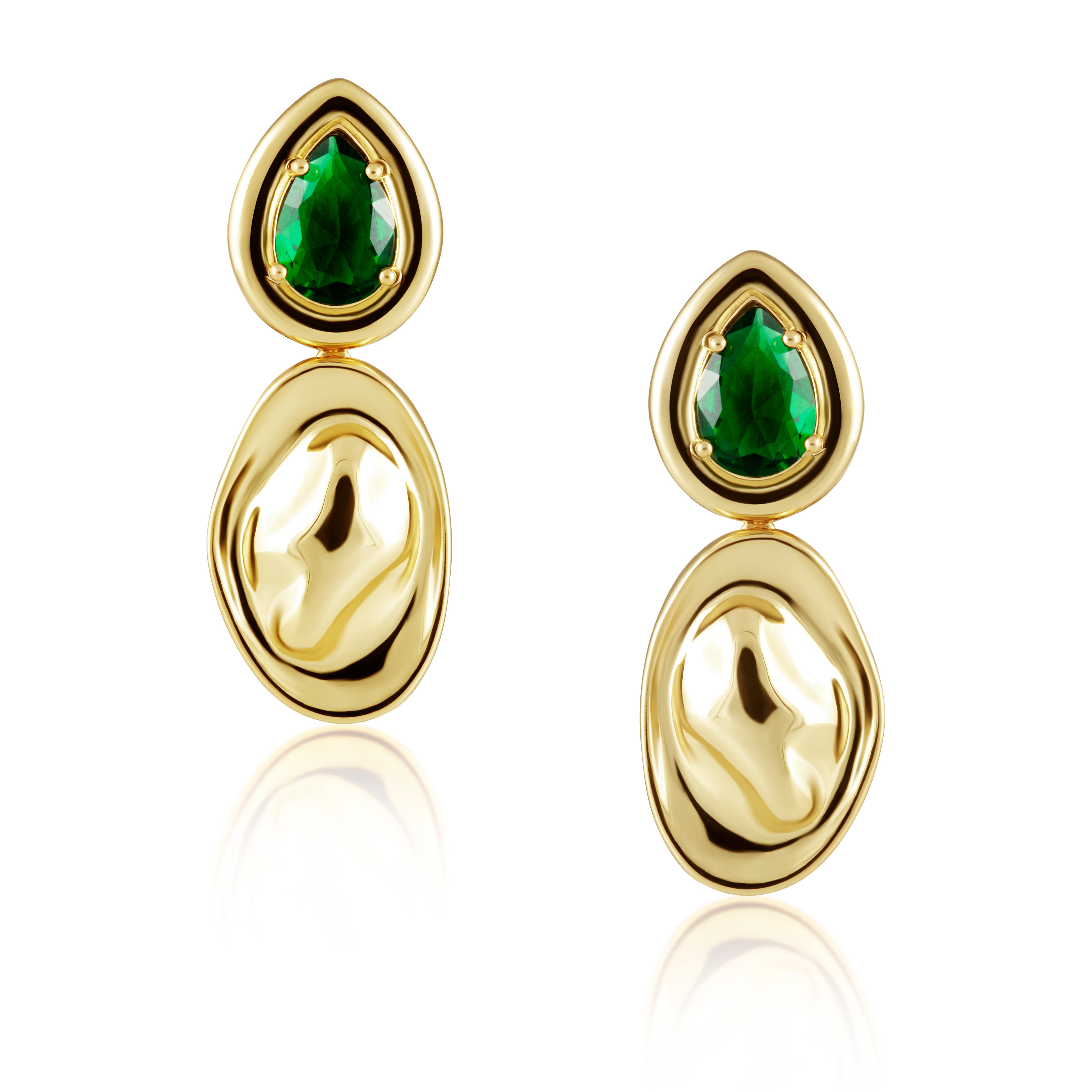 Virginia Emerald Drop Earring