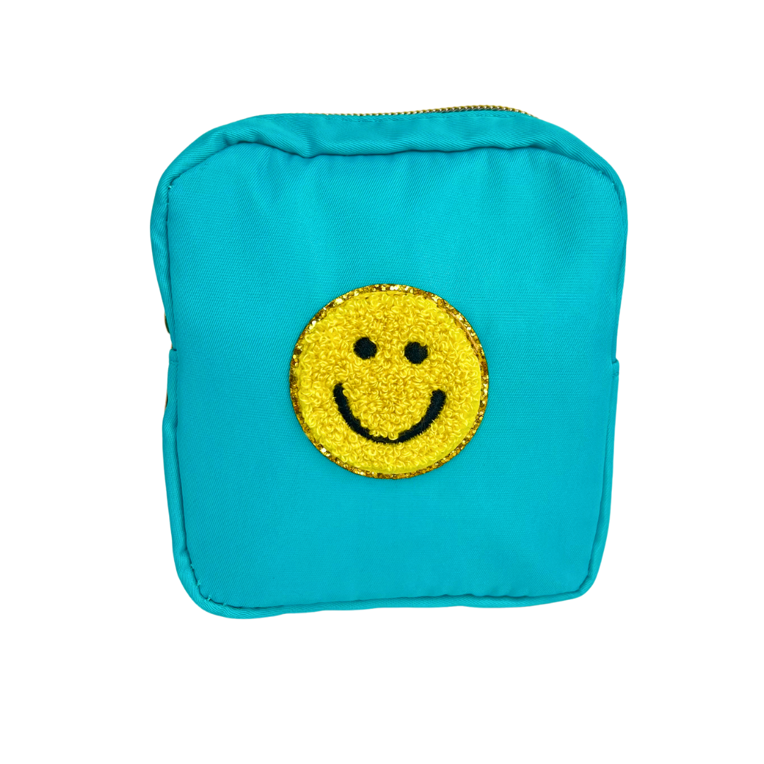 Smiley Face Cosmetic Bag