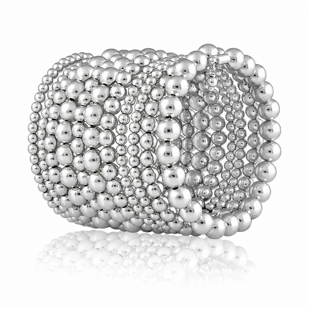 Pulsera envolvente con cuentas Allison - 10 filas