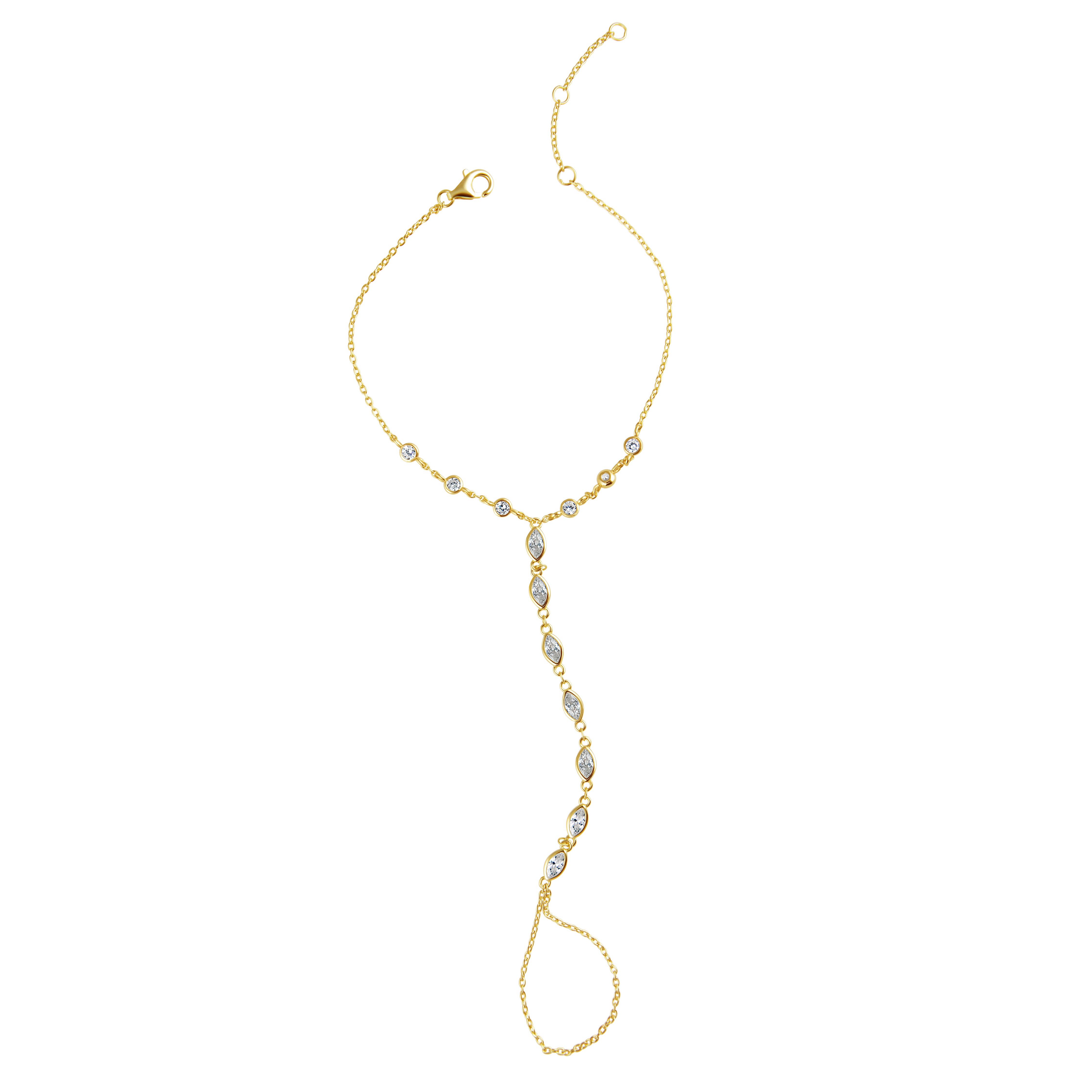 Anastasia Hand Chain Bracelet