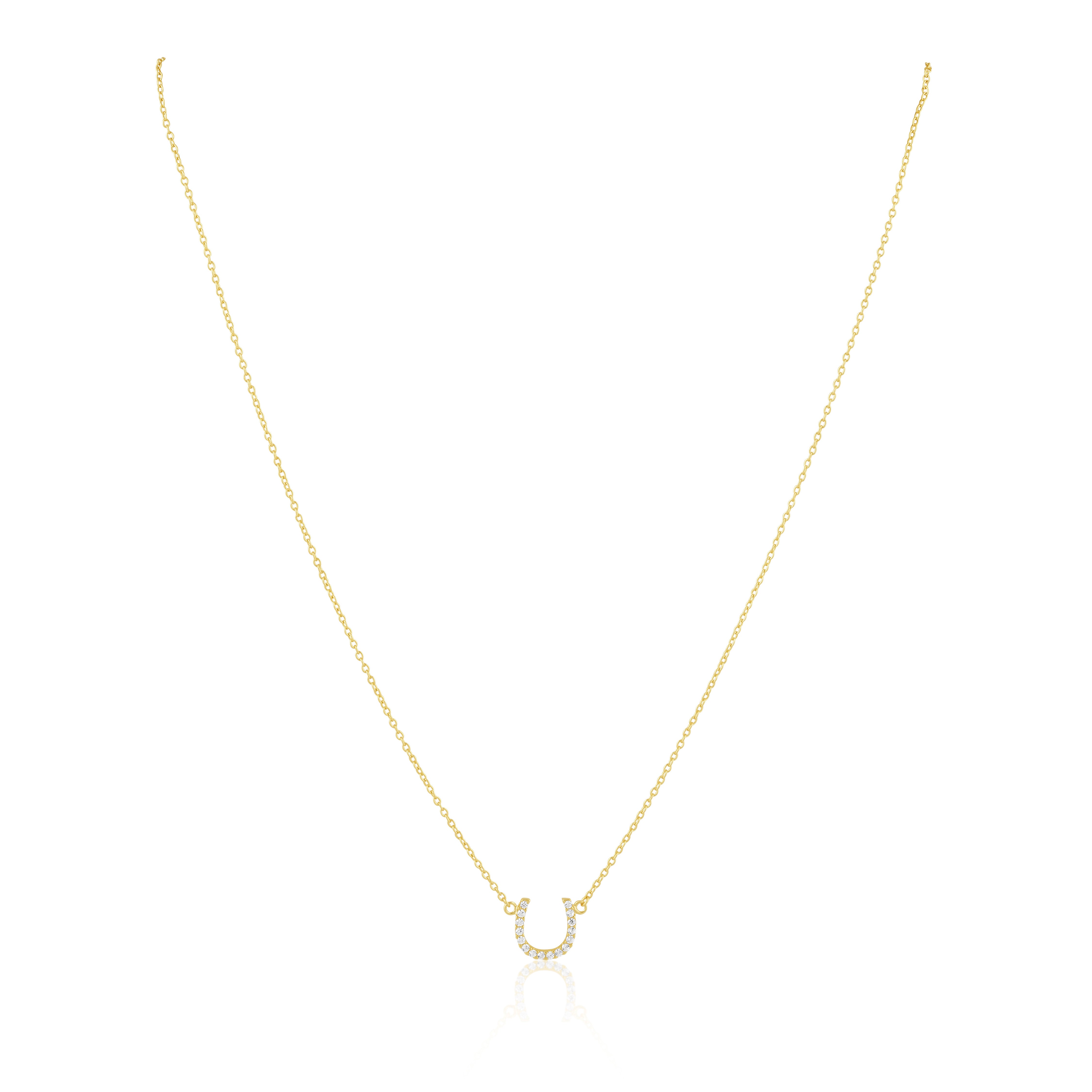 Bridgette Mini Horseshoe Necklace
