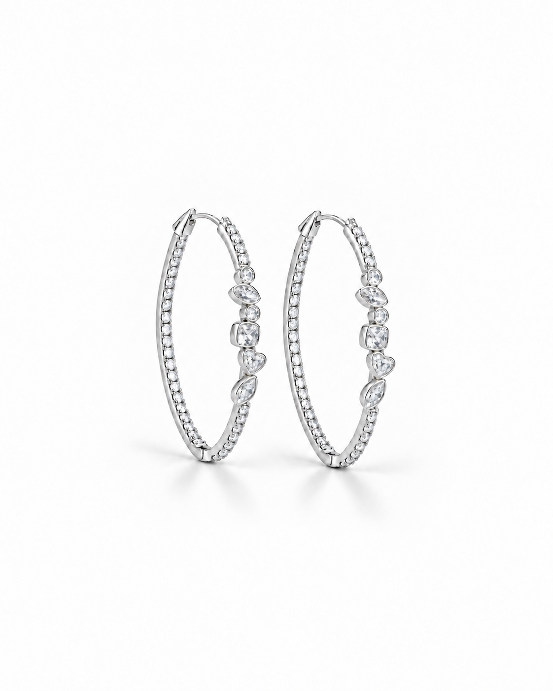 Mosaic Sparkle Hoops