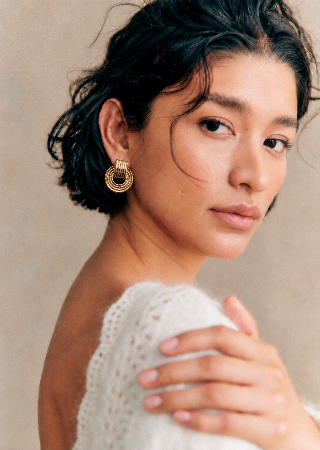 Carmela Doorknocker Earrings