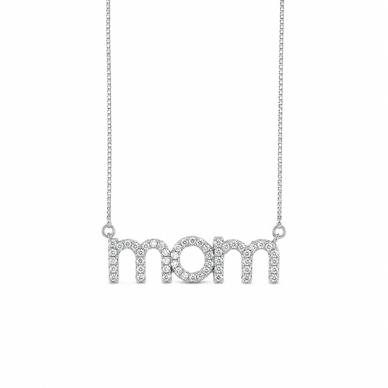 Mom Pave Necklace