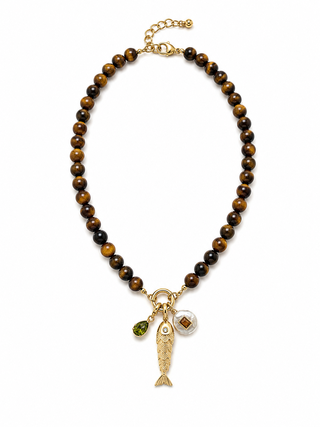 Golden Tide Charm Necklace
