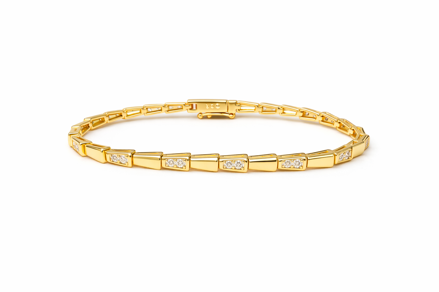 Snake Tennis Bracelet