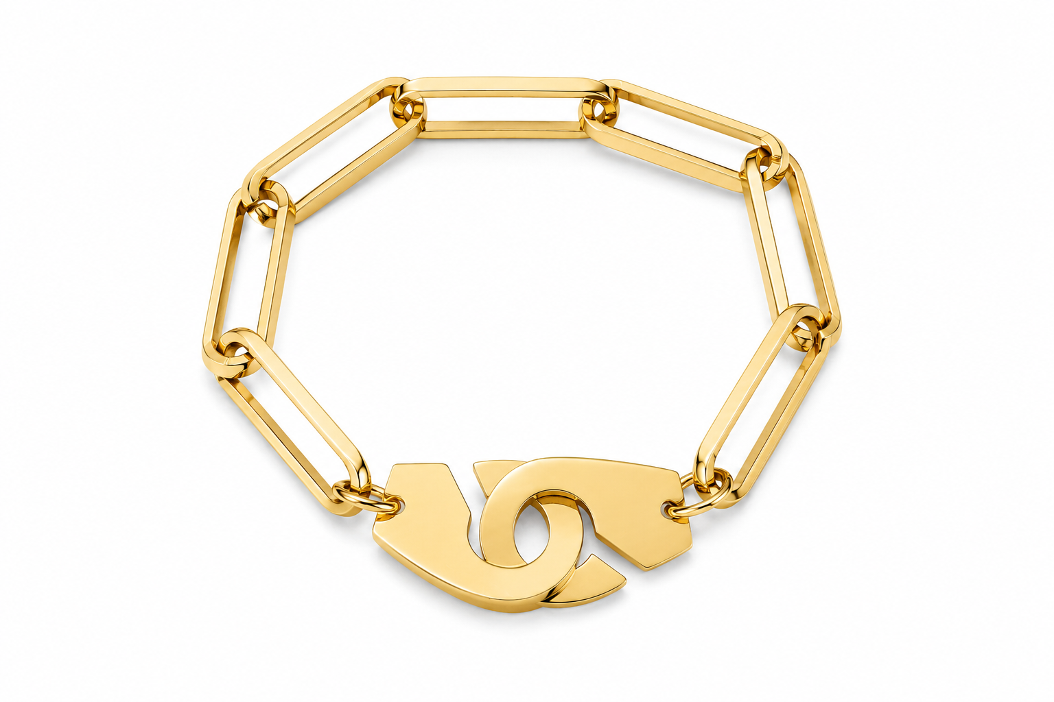 Paperclip Cuff Bracelet