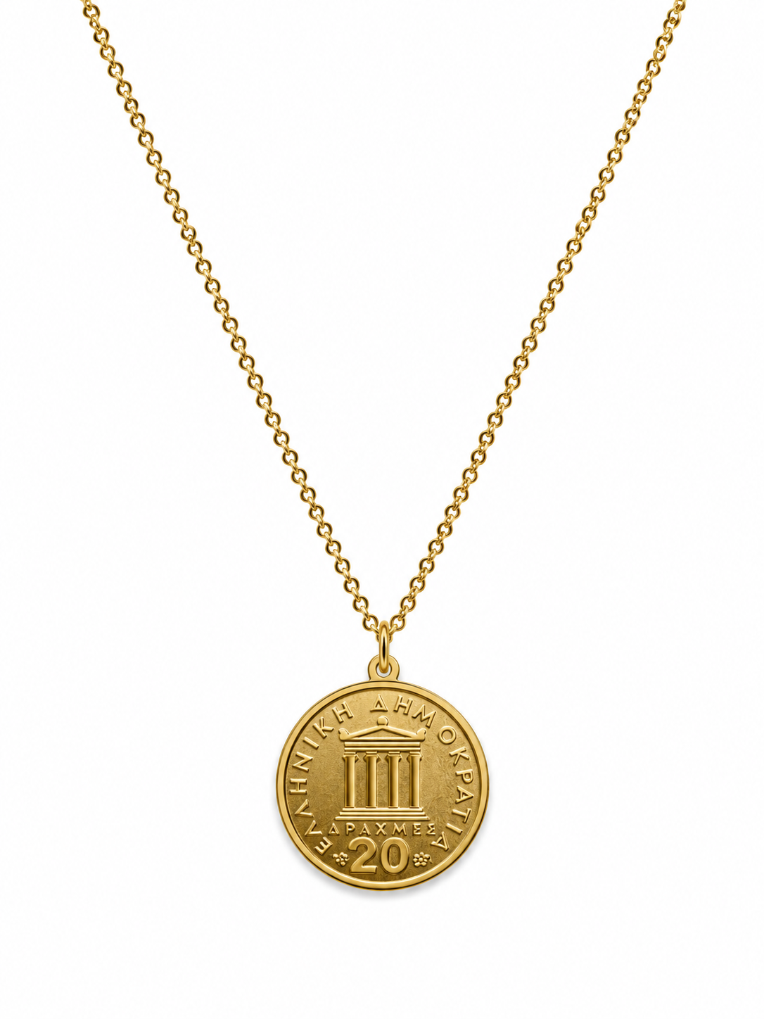 Collar de monedas clásico