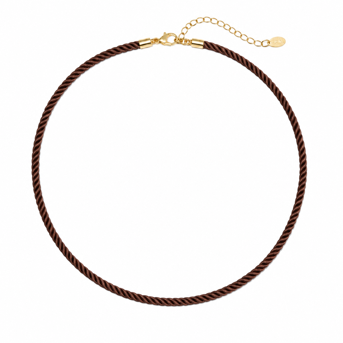 Chocolate Rope Cord Necklace