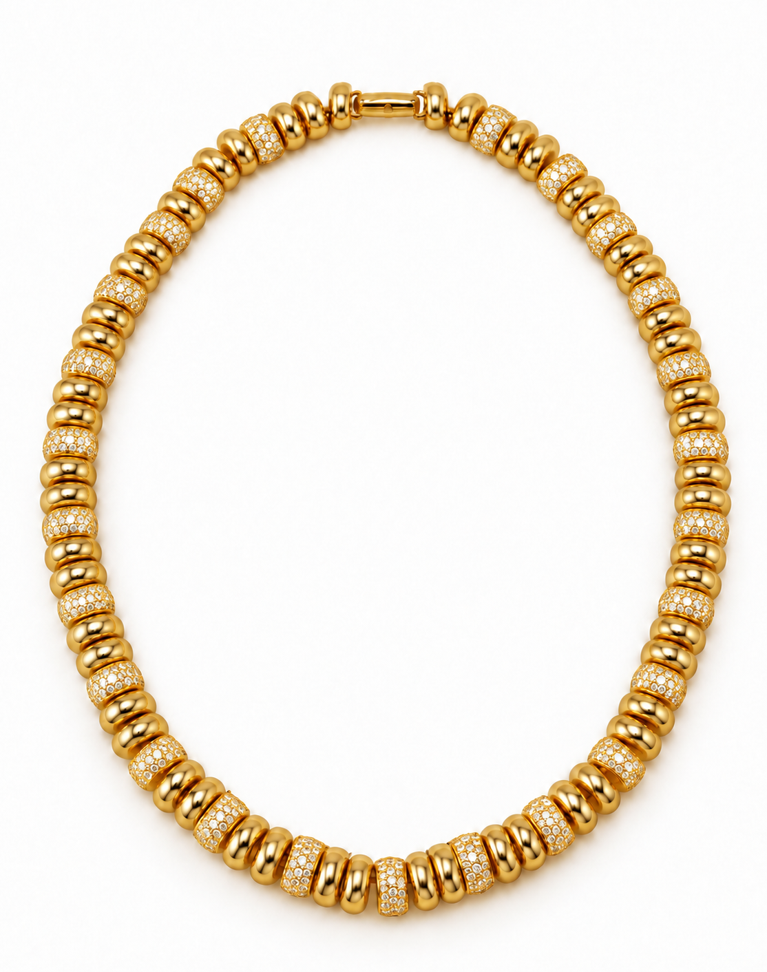Chrissy Pave Beaded Necklace