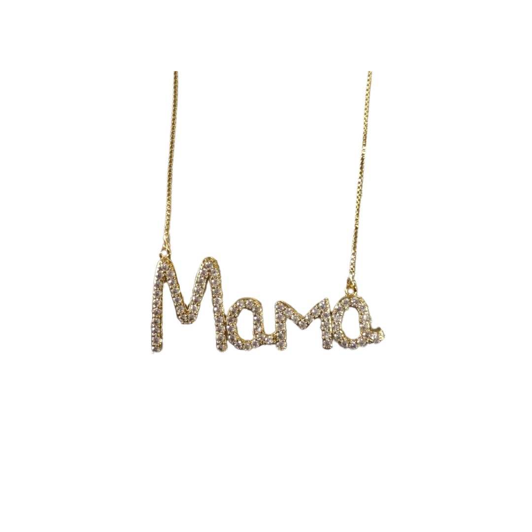 Mama Pave Necklace