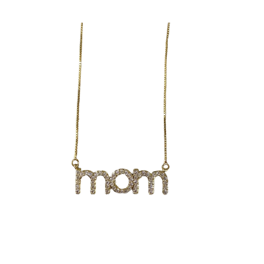 Mom Pave Necklace