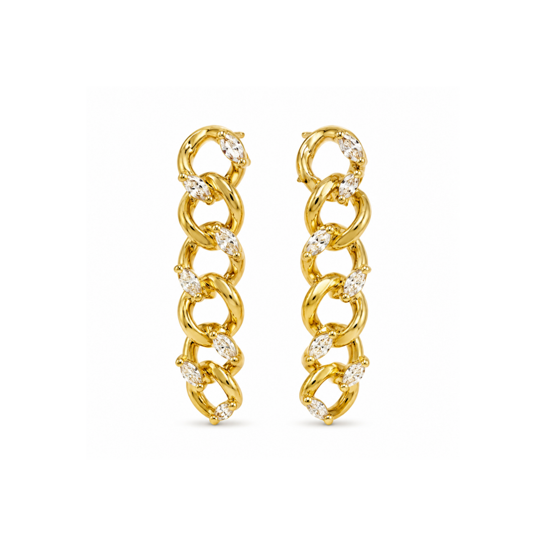 Lucia Chain Link Earrings