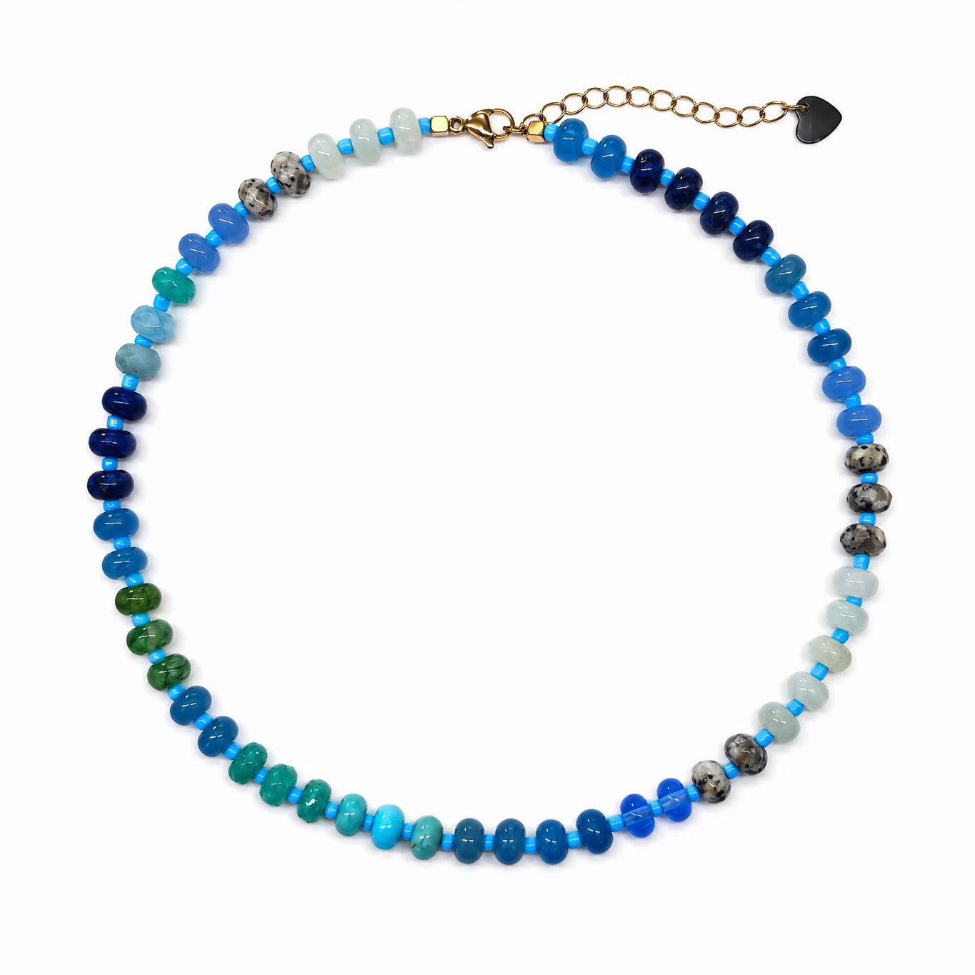 Bora Bora Blue Beaded Necklace