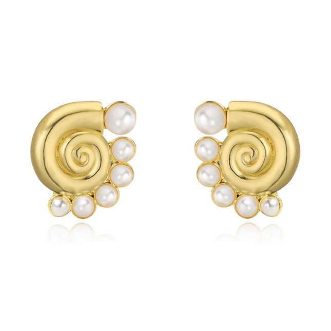 Mini Pearl Shell Earring