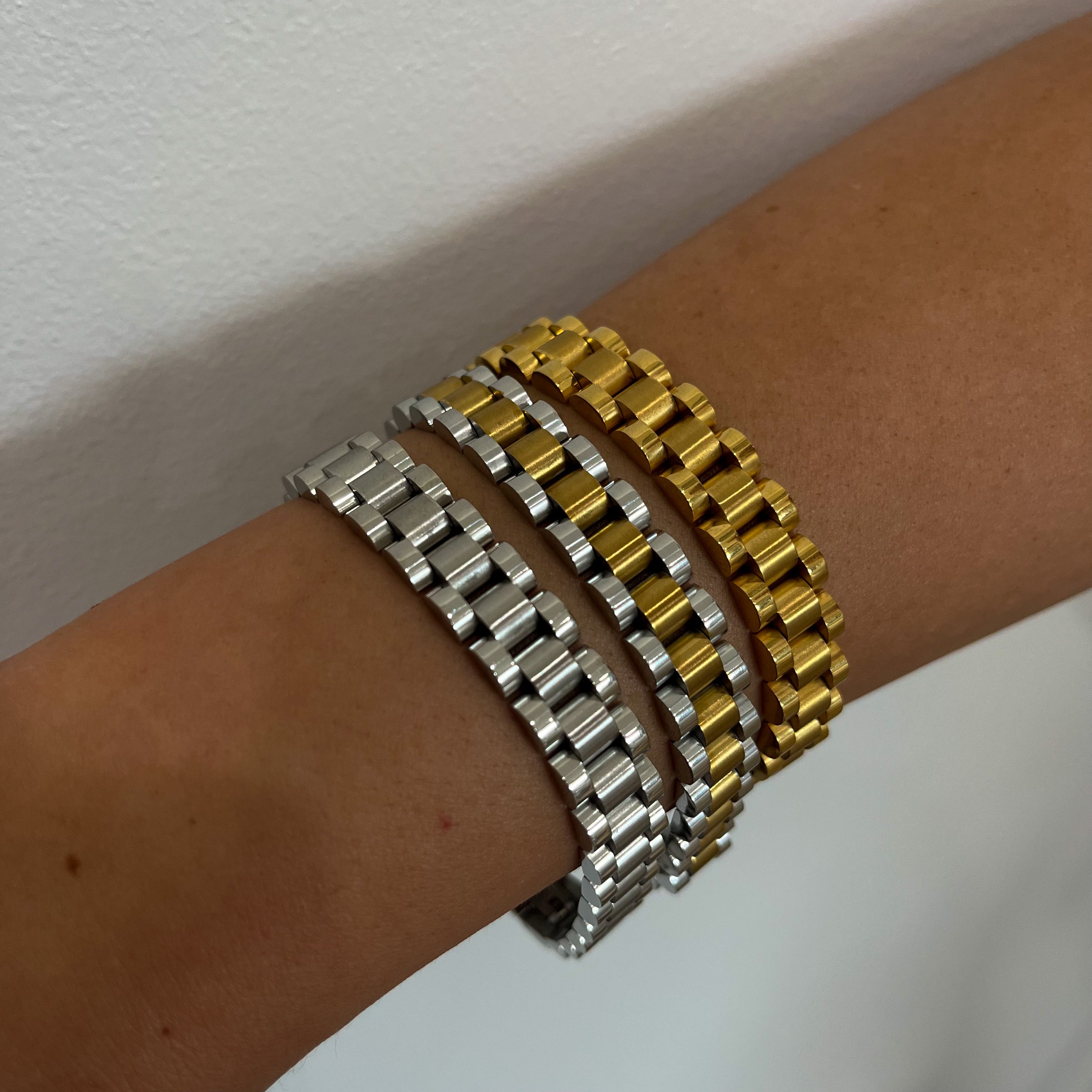 Pulsera de eslabones de reloj Bradley