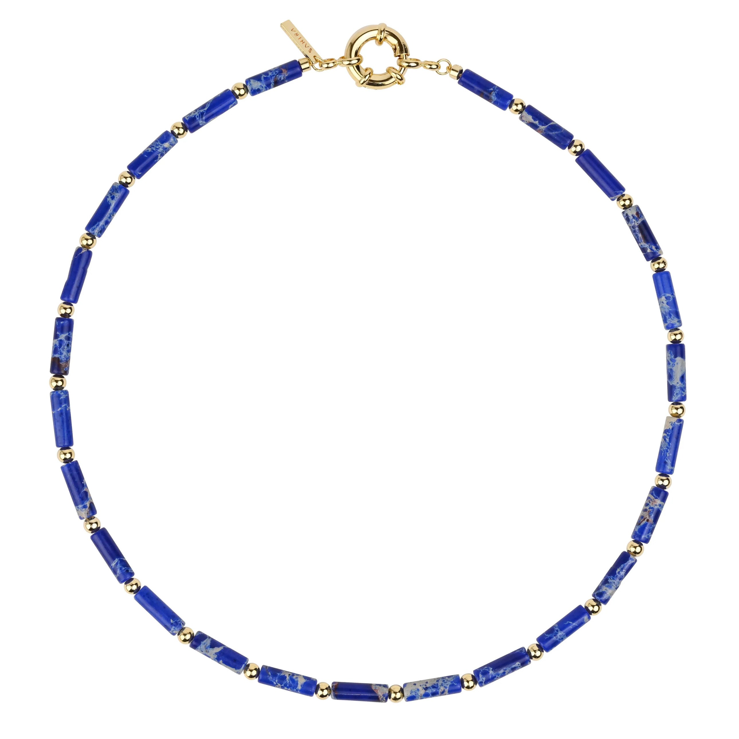Lapis Toggle Necklace