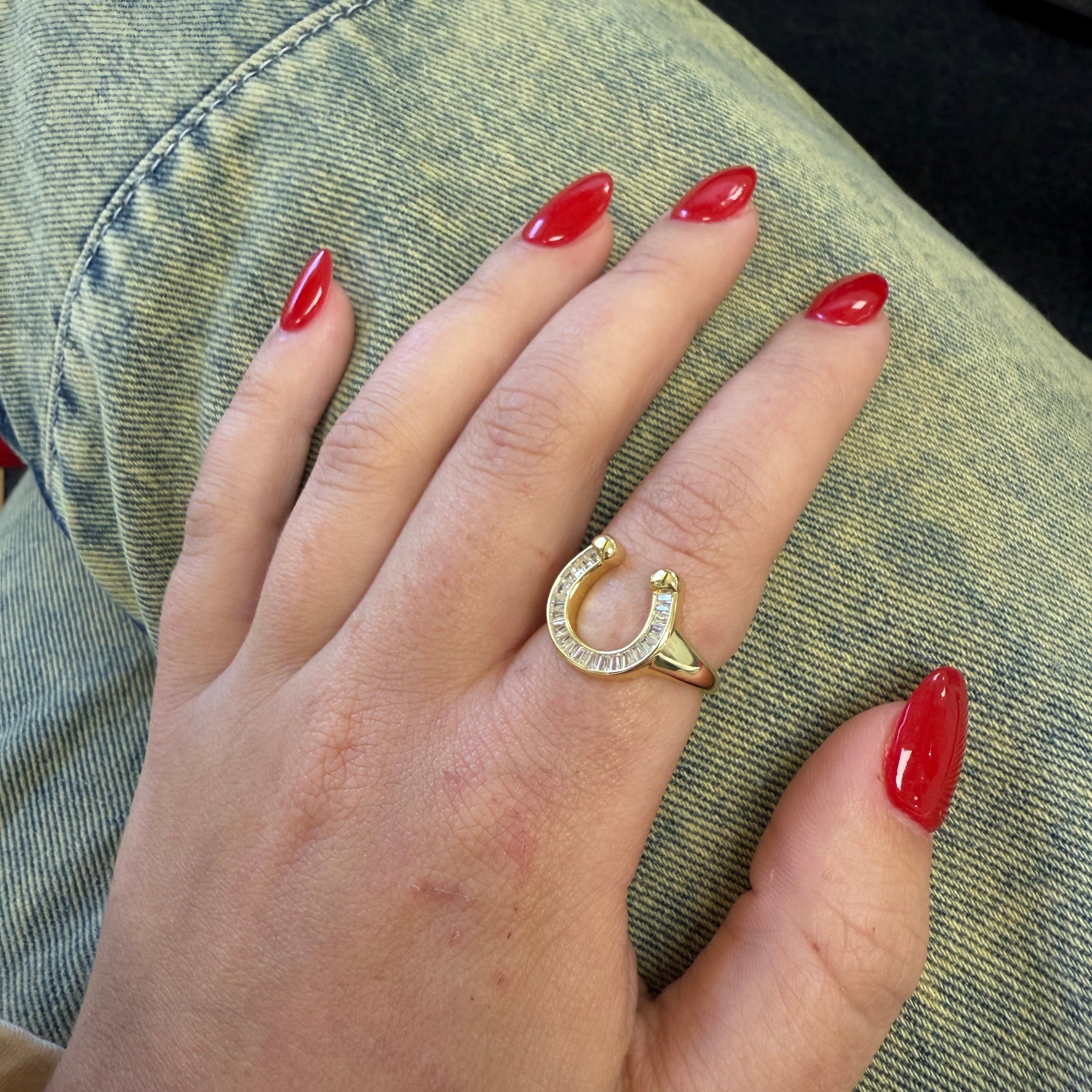 Off To The Races Signet Ring