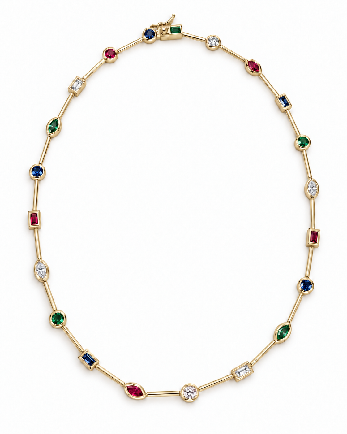 Prism Bezel Necklace