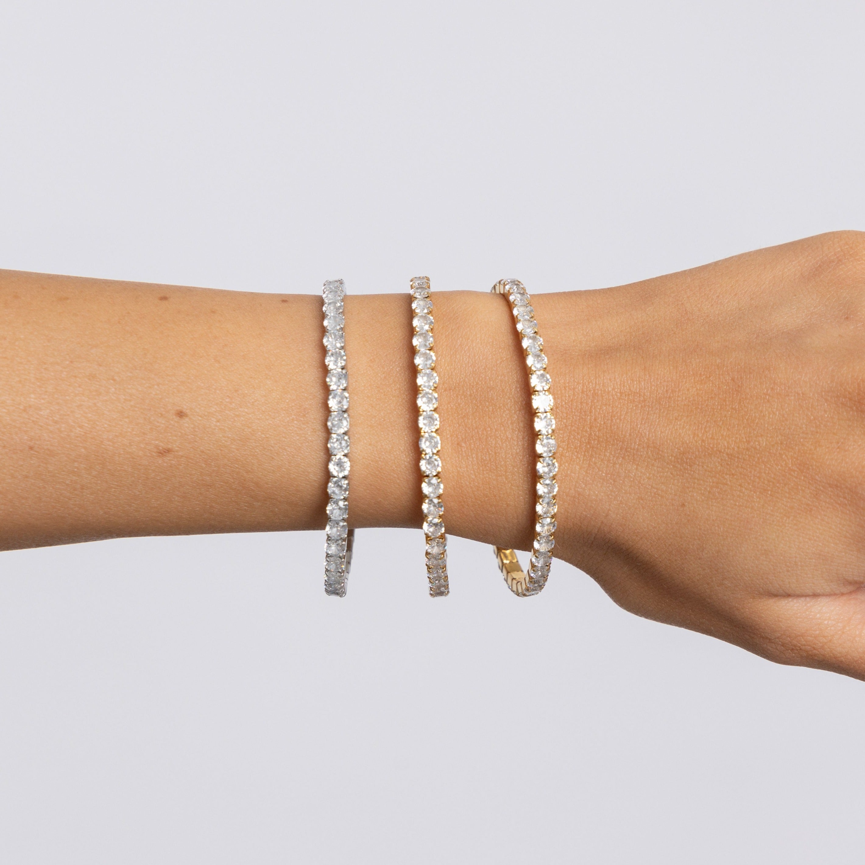 Eileen CZ Stretch Bracelet