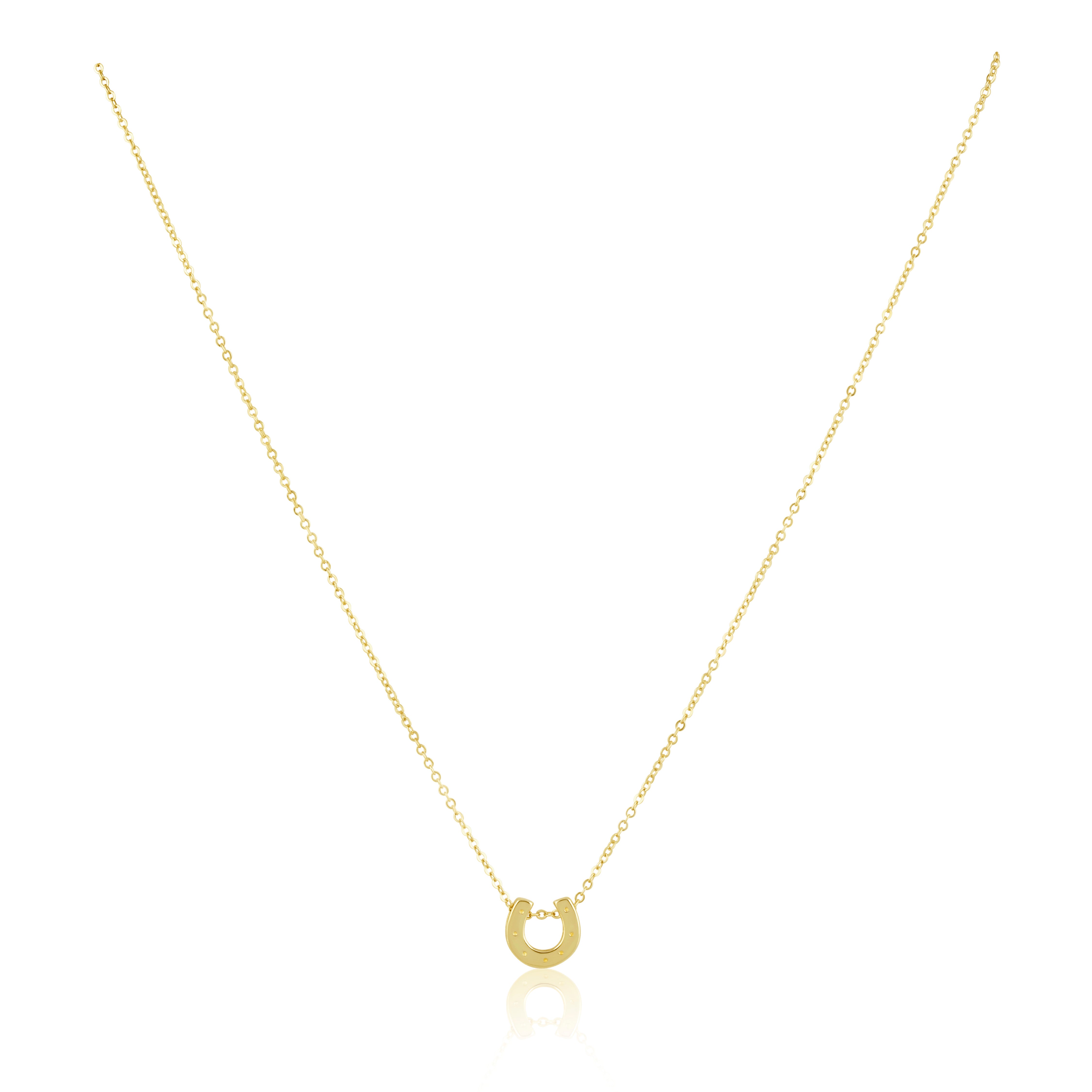 Mini Maddox Horseshoe Necklace