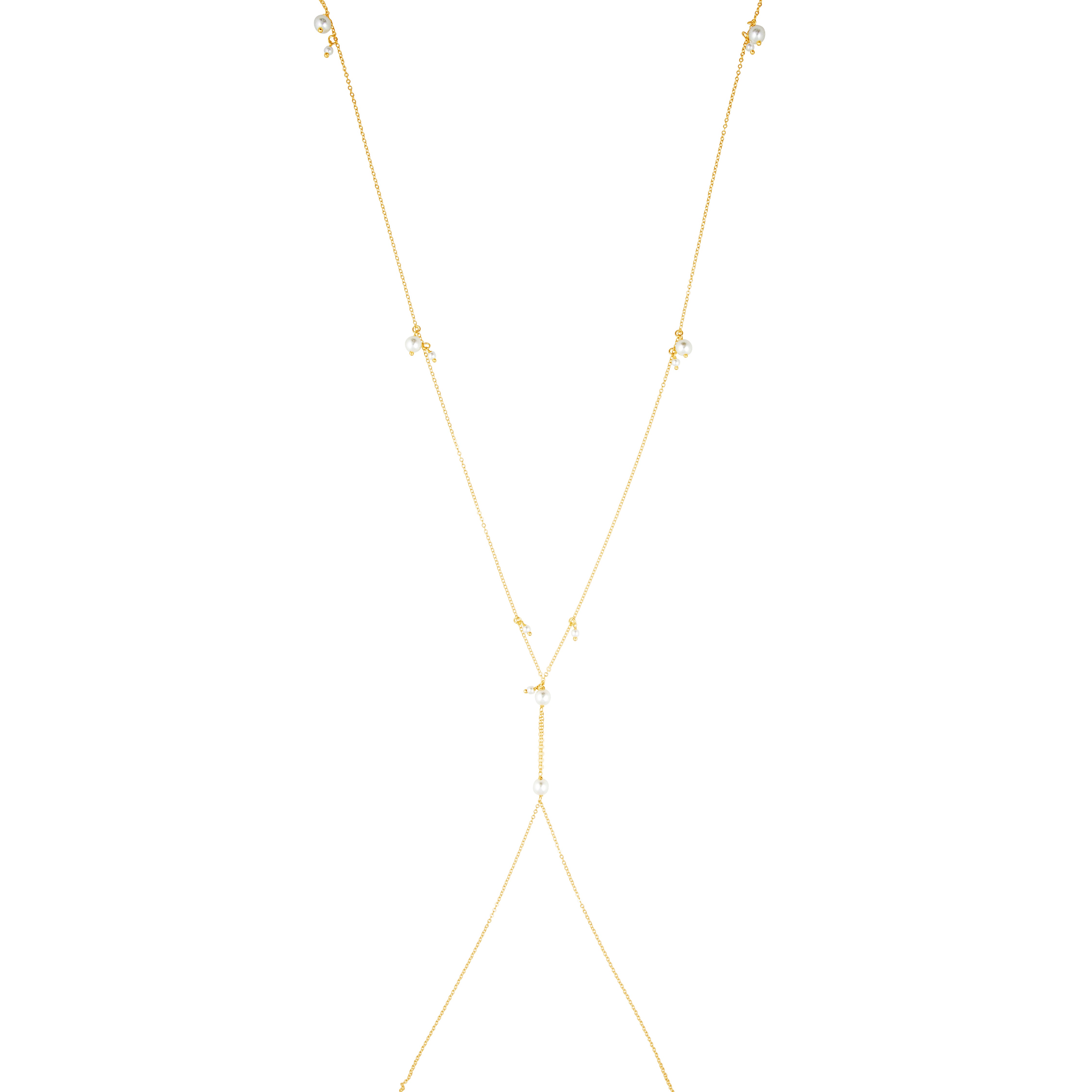 Sage Pearl Body Chain