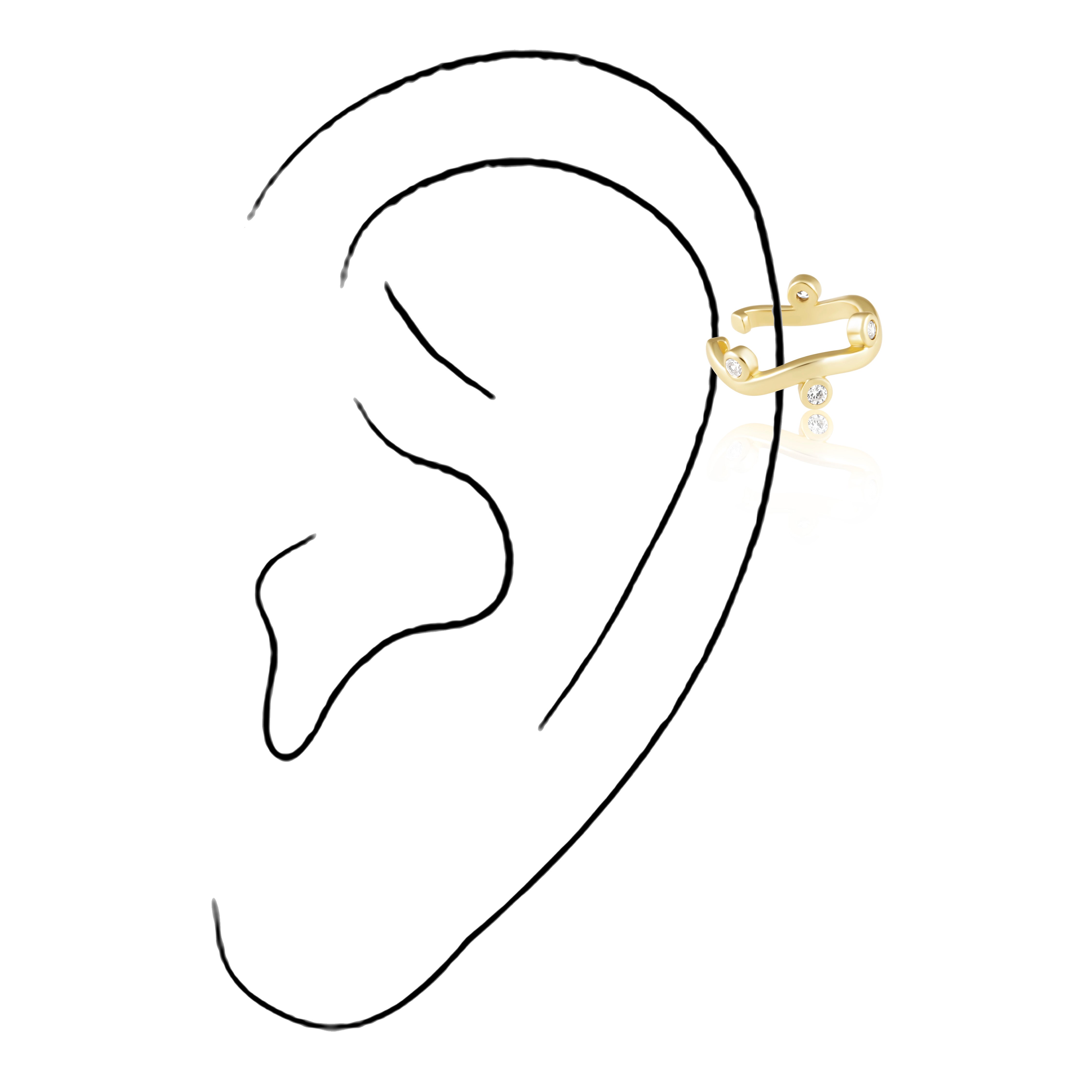 Ear Cuff Waverly