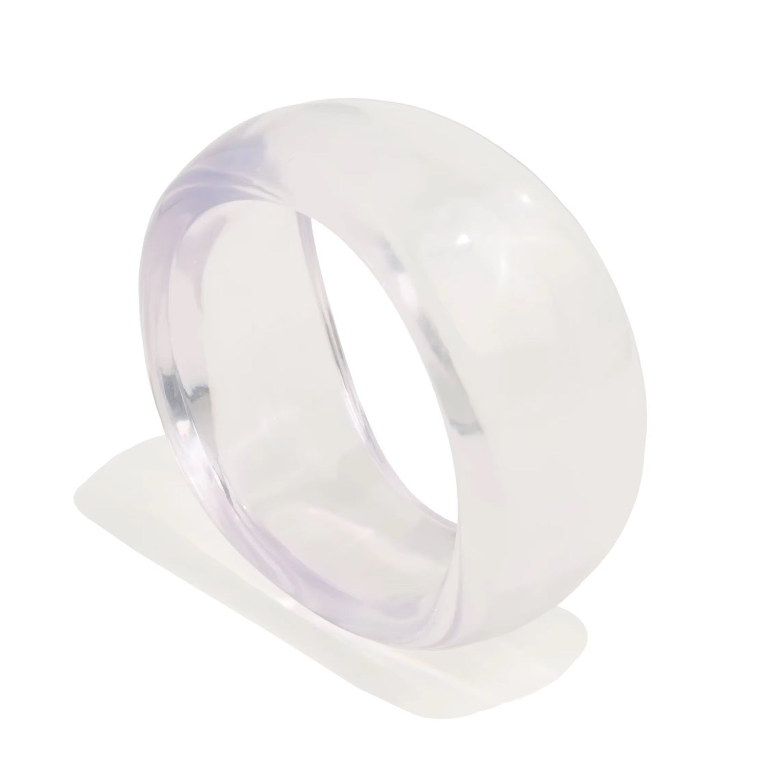 Jessie Clear Acrylic Bangle