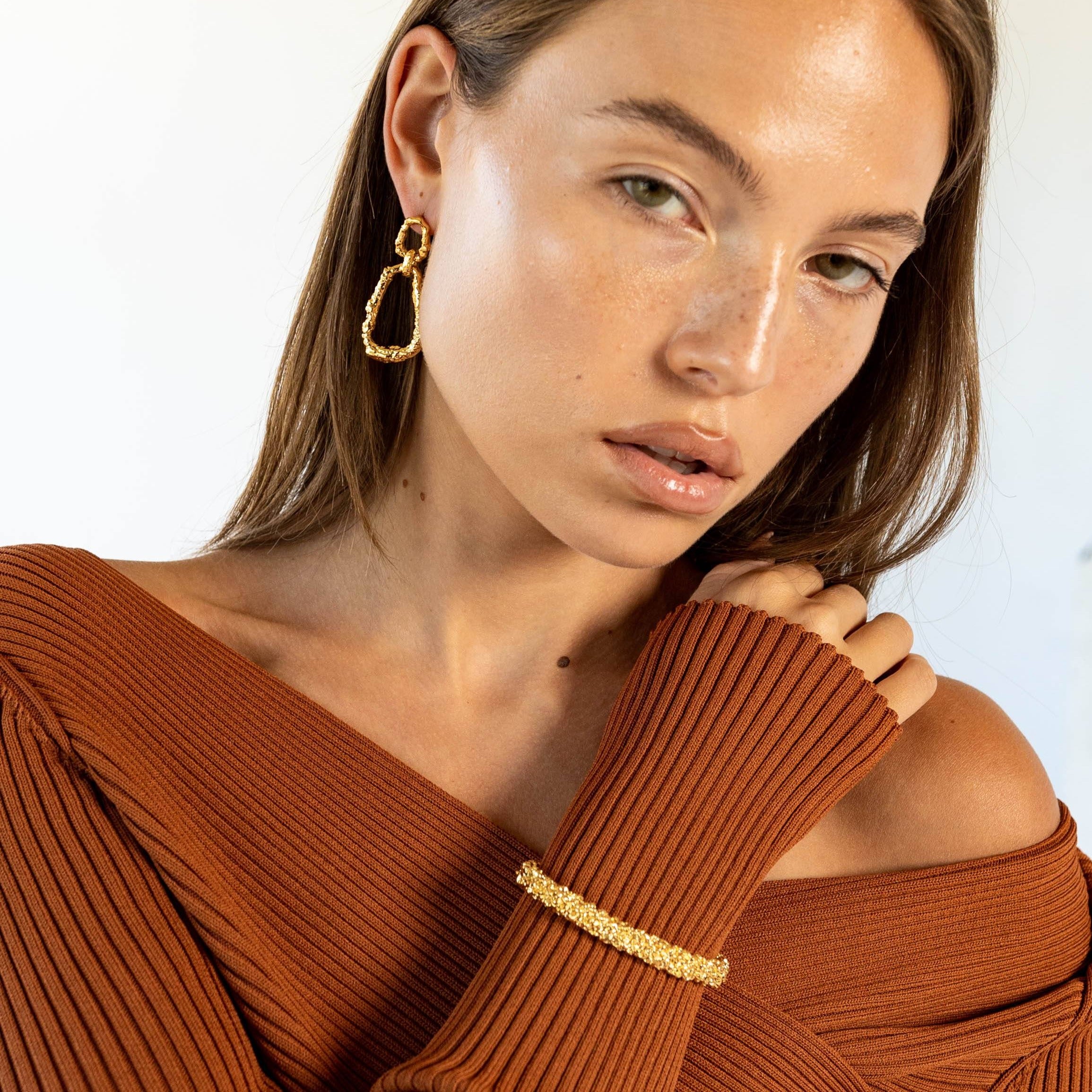 Nicole Cuff & Earring Set