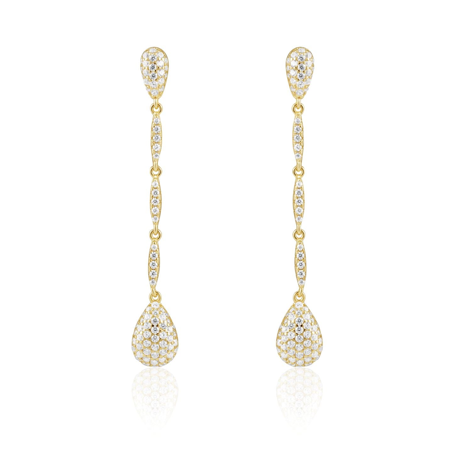 Alina CZ Drop Earring Earring Sahira Jewelry Design