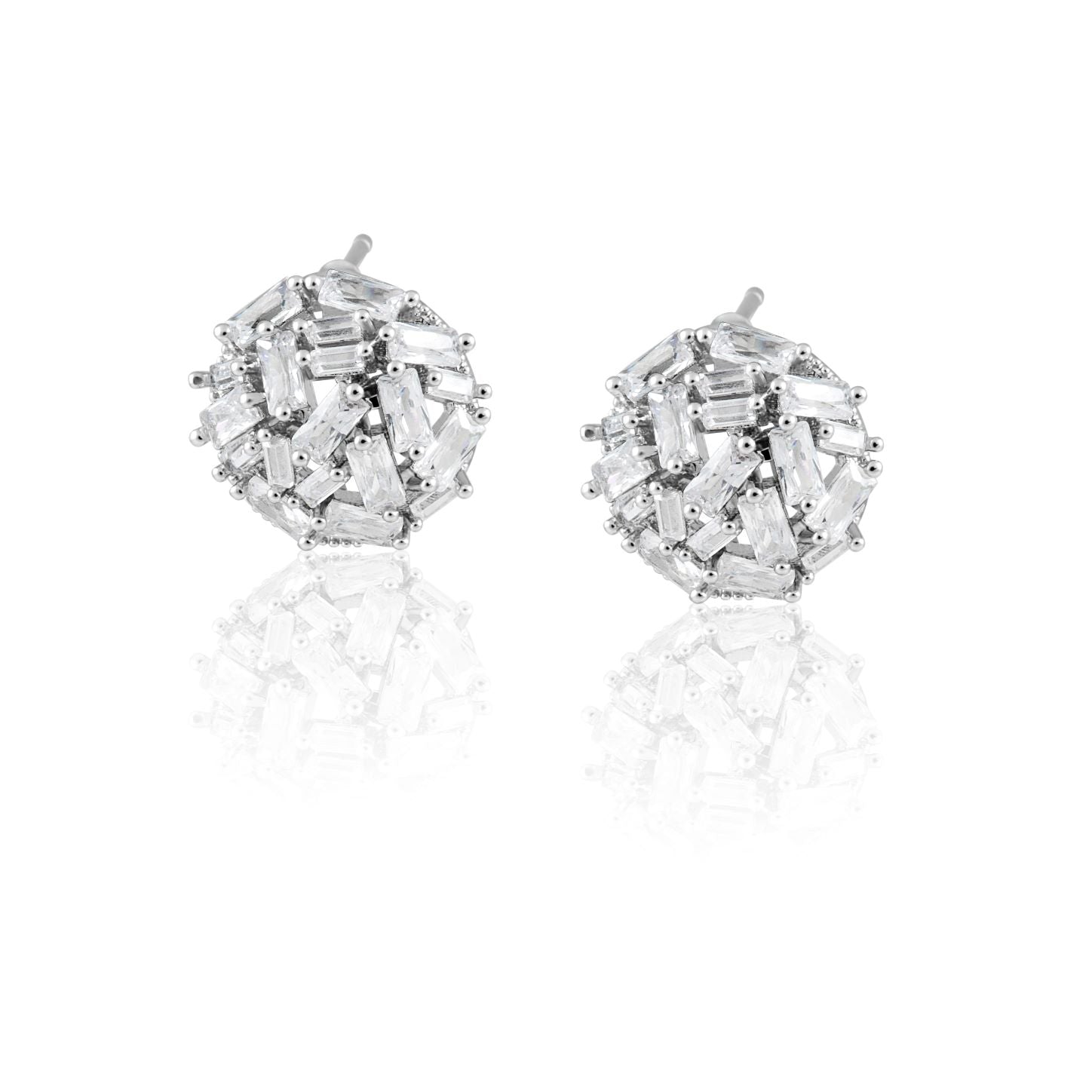 Amara CZ Stud Earring Sahira Jewelry Design