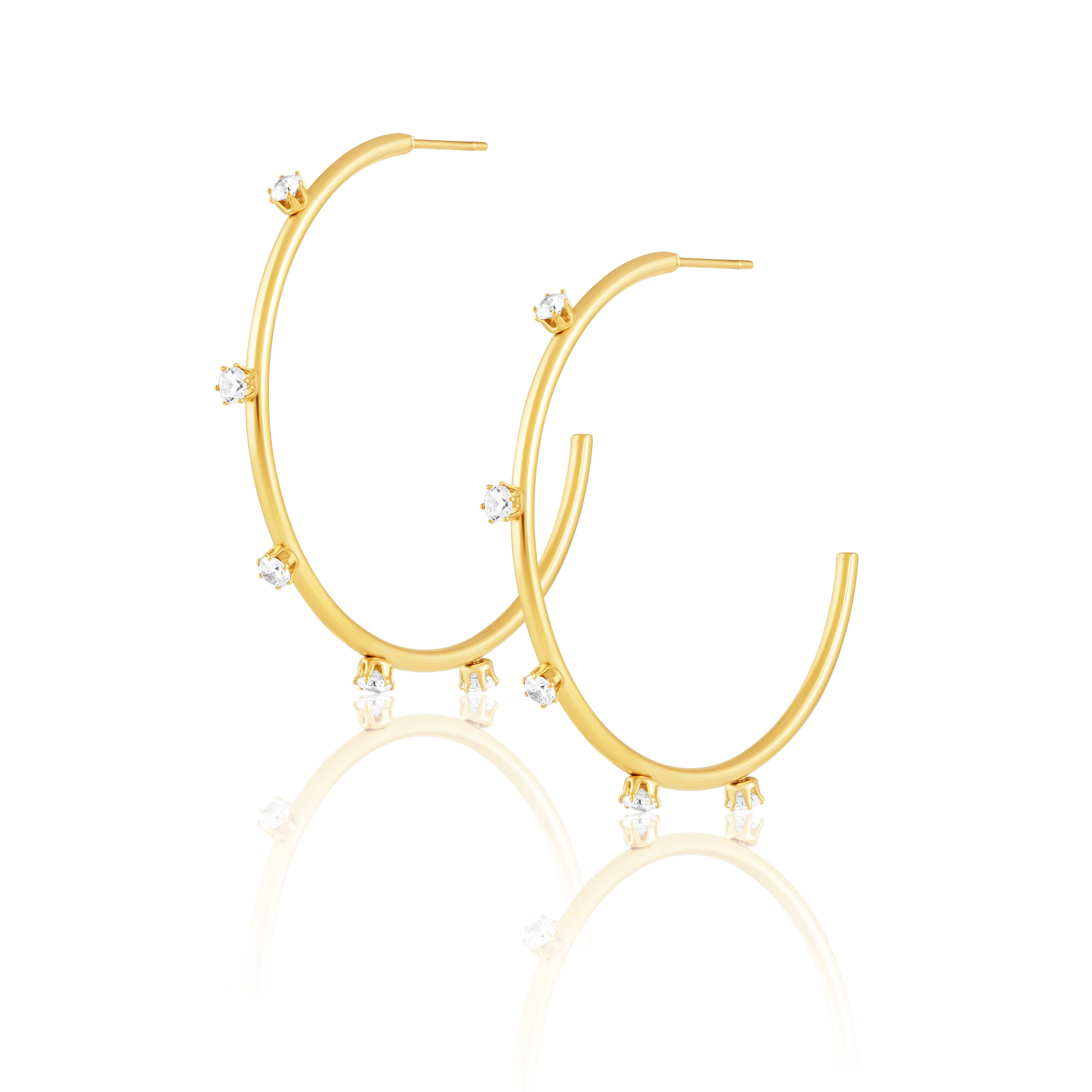 Aster Hoops Sahira Jewelry Design