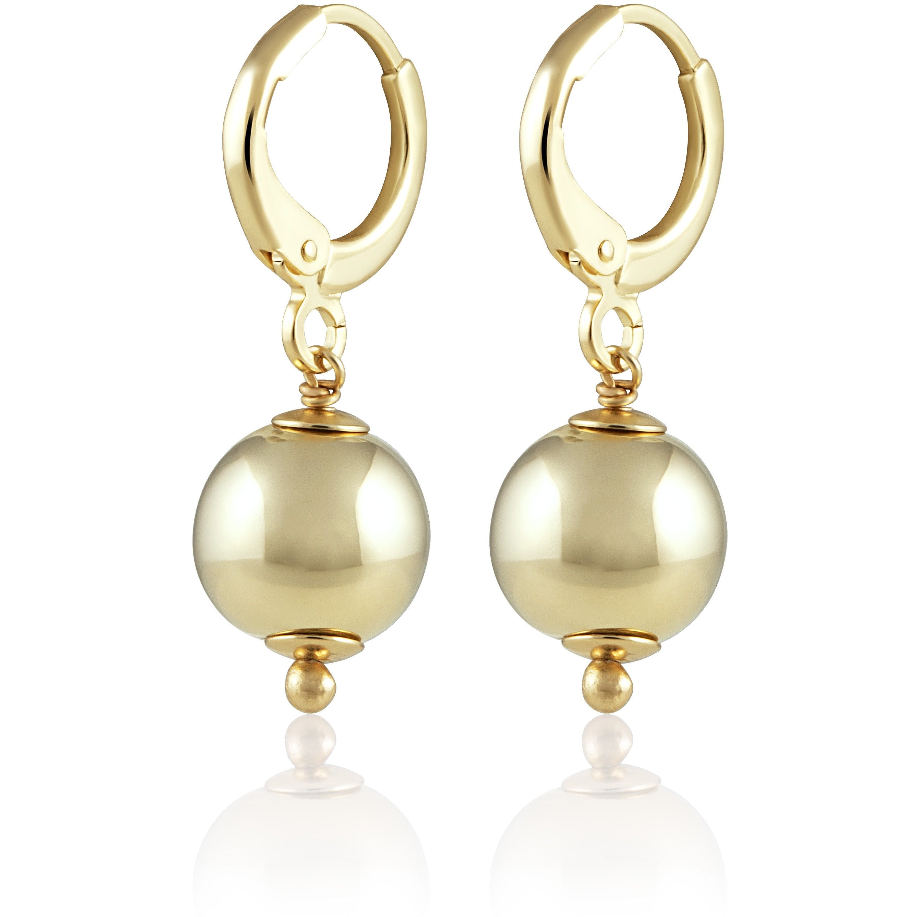 Dangling Bead Huggie