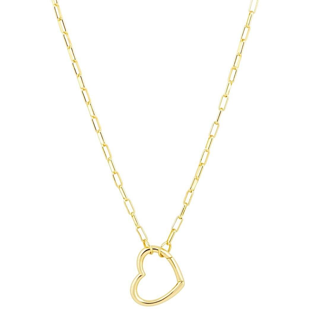 Brooke Open Heart Necklace