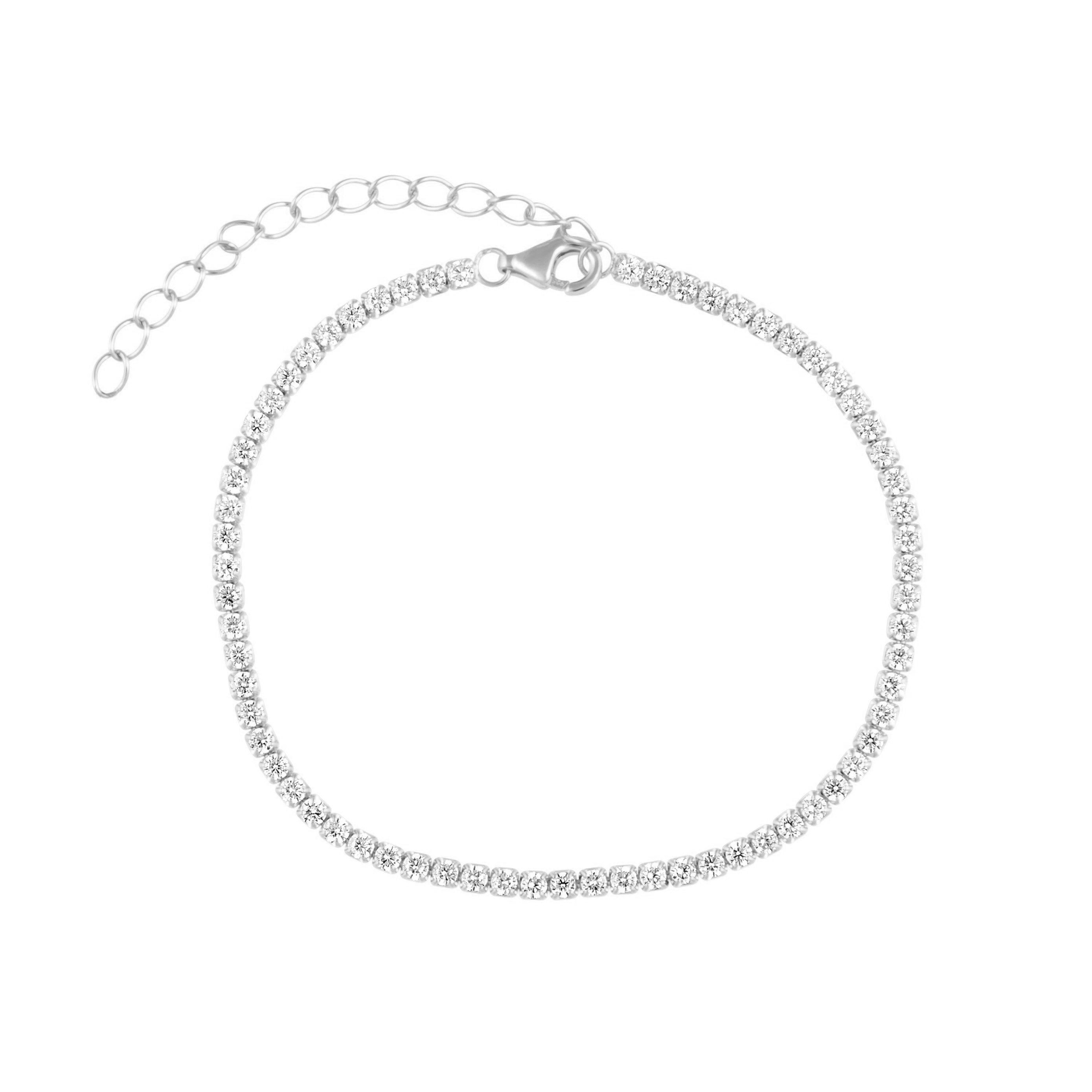 Chloe Tennis Bracelet Bracelet Sahira Jewelry Design Silver