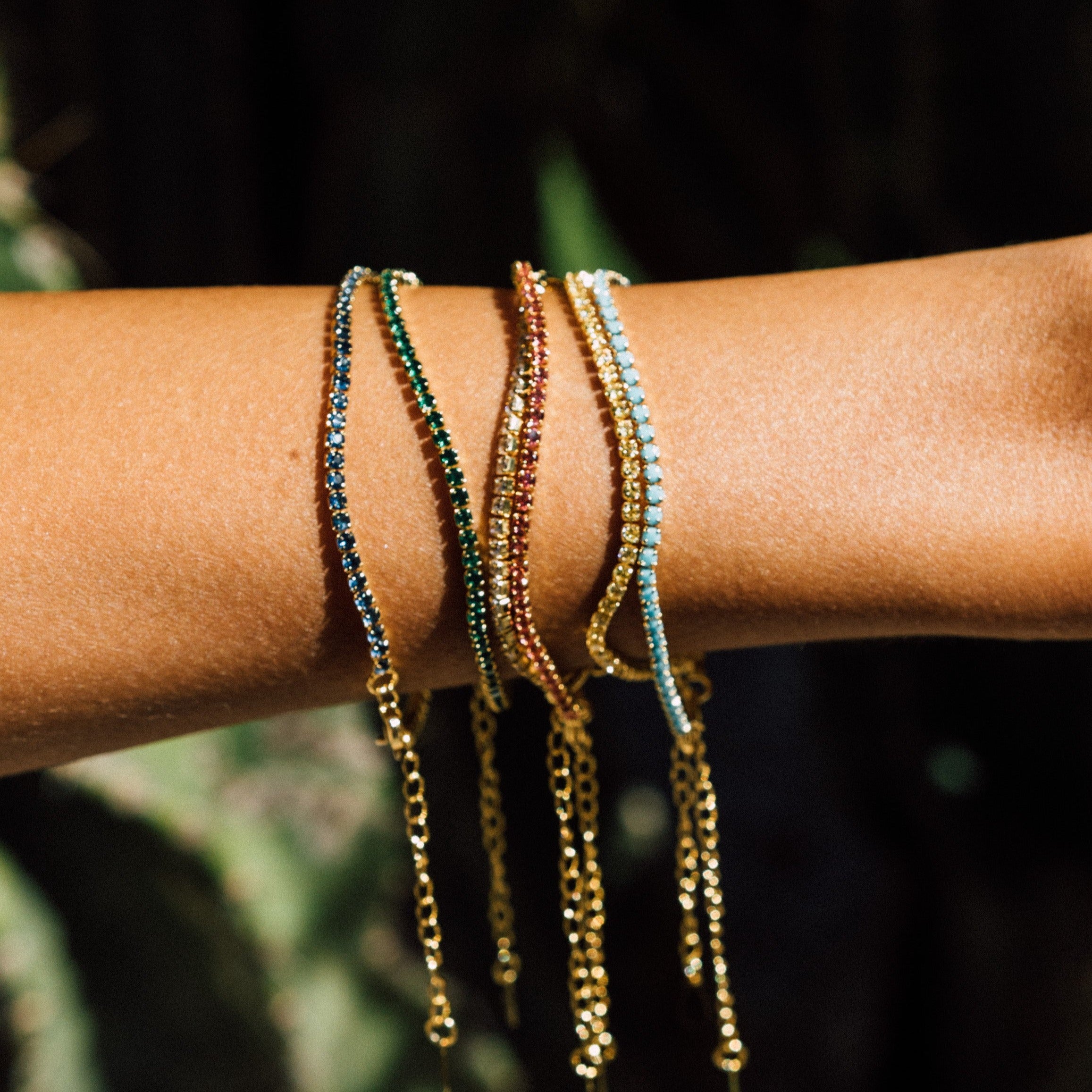 Pulsera Tenis Chloe Canario