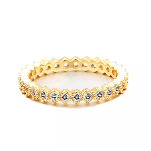 Christine CZ Band Ring Sahira Jewelry Design 