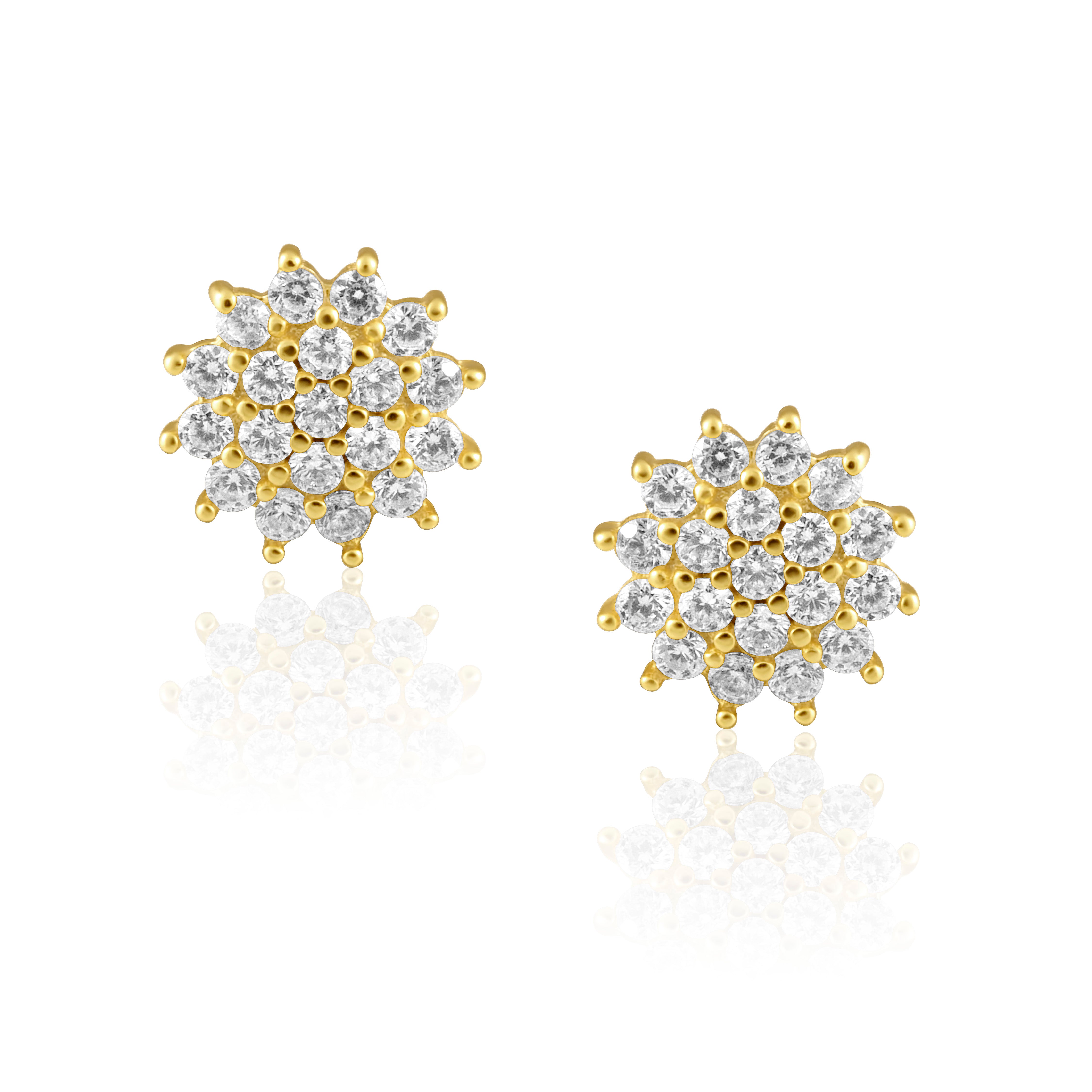 Flora Studs Earrings Sahira Jewelry Design