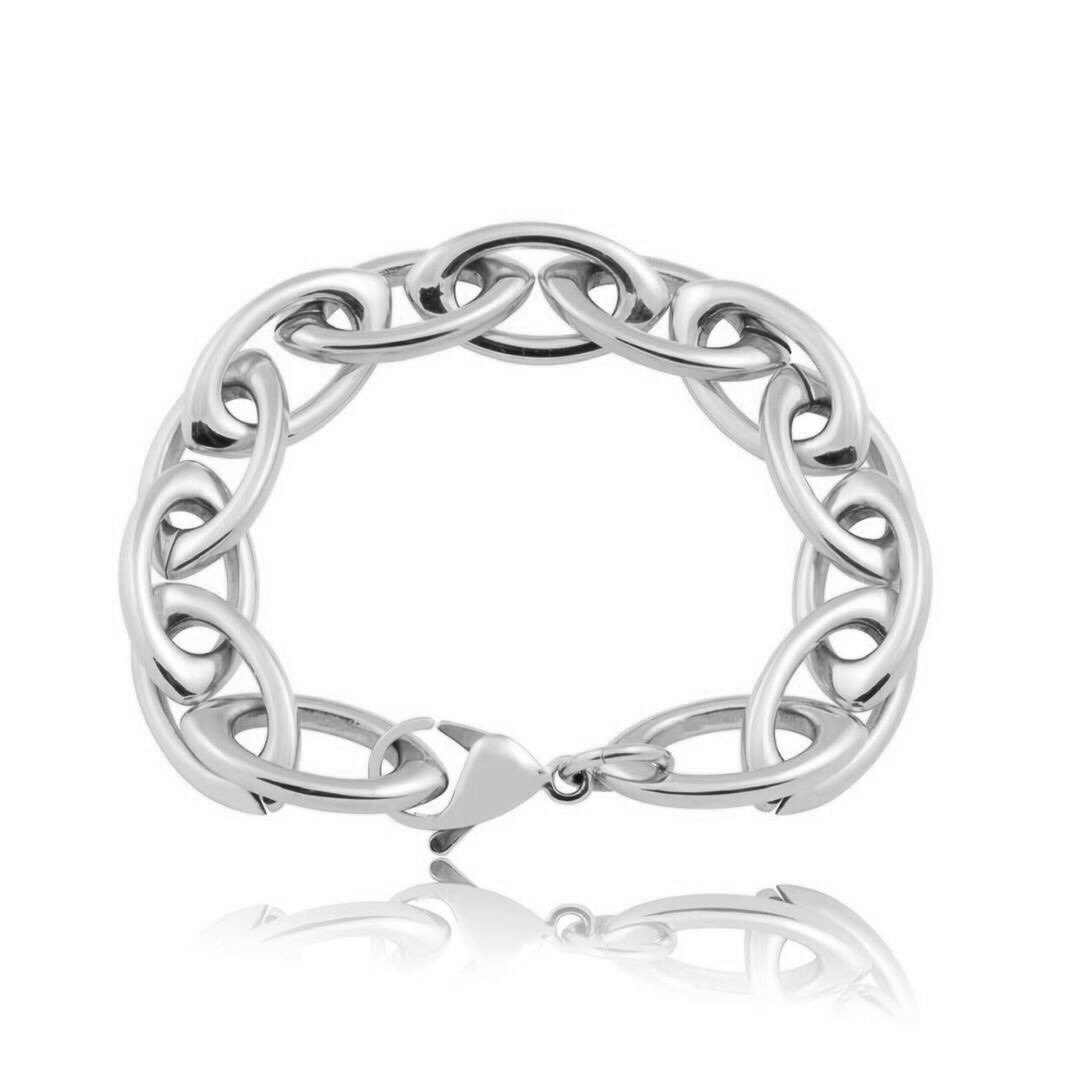 Pulsera Frankie con eslabones ovalados