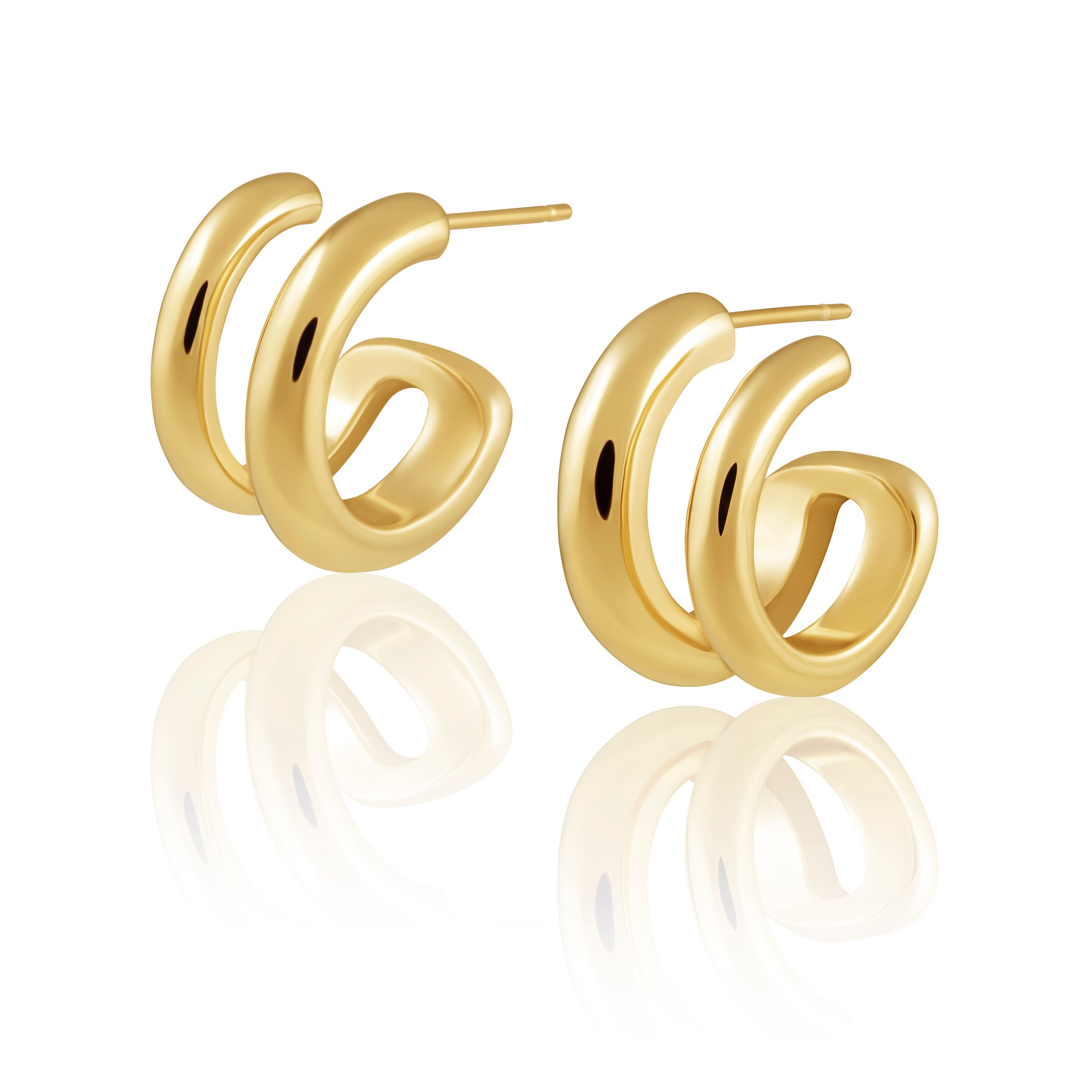 Gisela Double Hoop Earring Sahira Jewelry Design