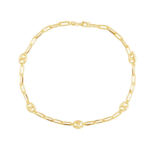 Indigo Link Chain Sahira Jewelry Design 