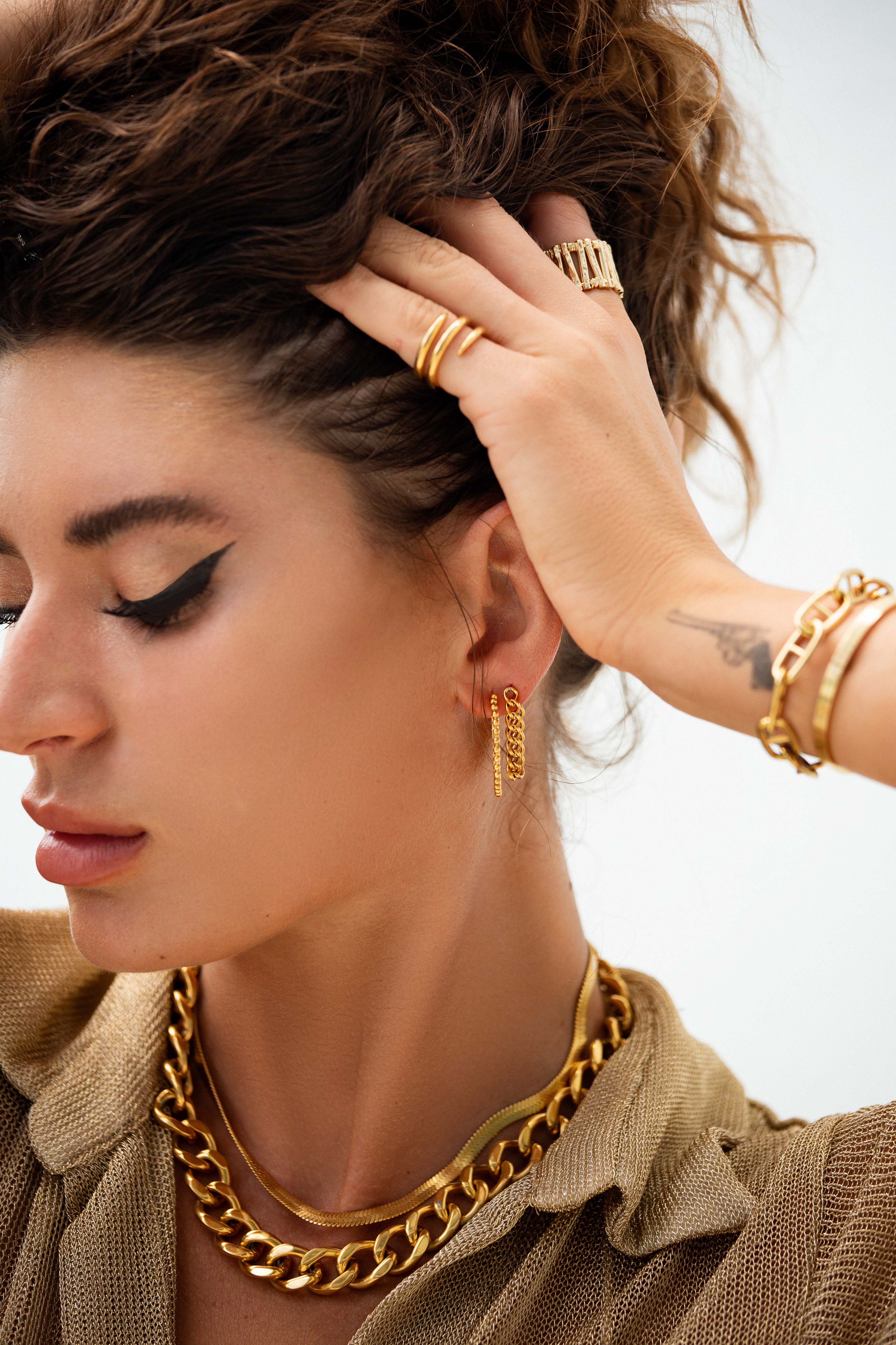 Pendientes de cadena Jamie