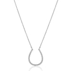 Lucky Horse Shoe Necklace Necklaces Sahira Jewelry Design Silver 