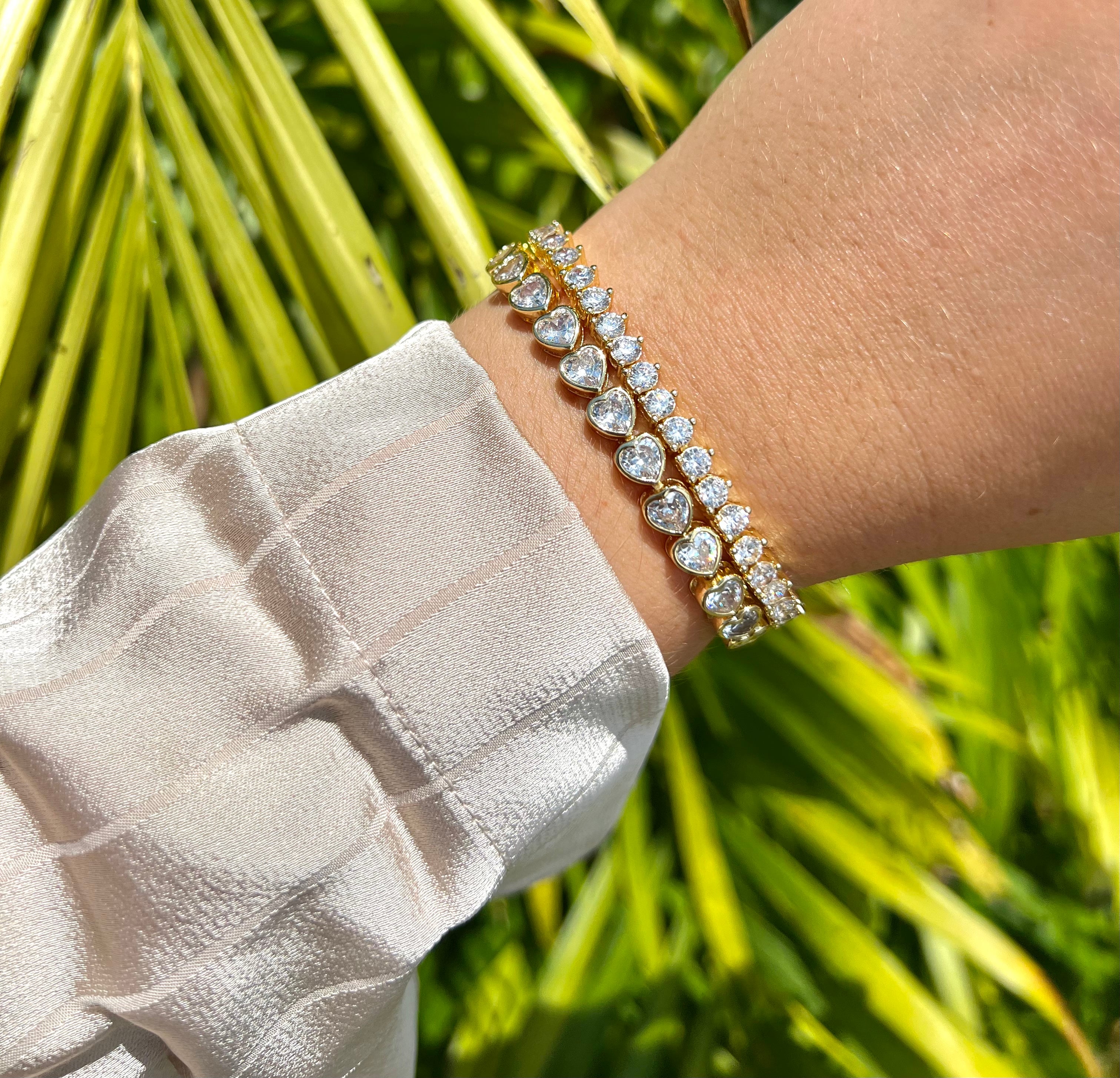 Melinda Tennis Bracelet Earring Sahira Jewelry Design