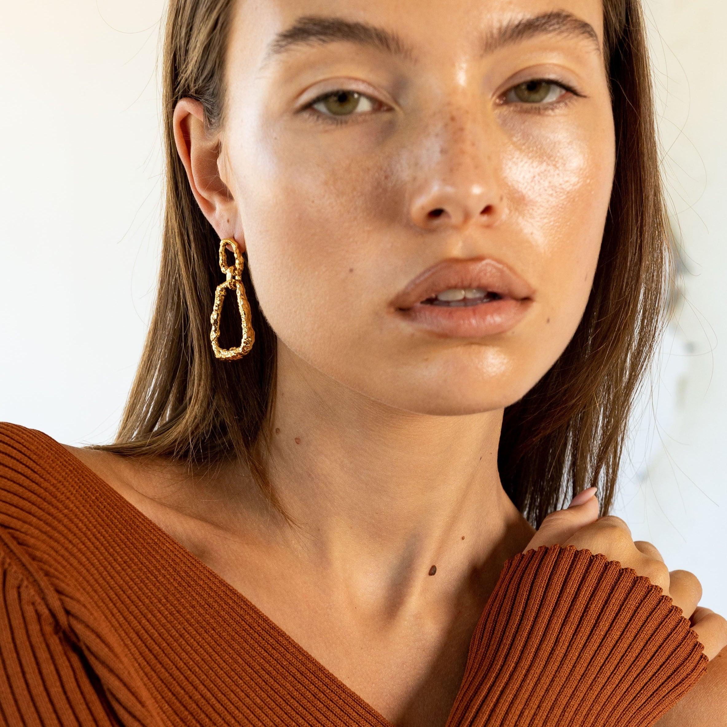 Nicole Drop Earrings Earrings Sahira Jewelry Design