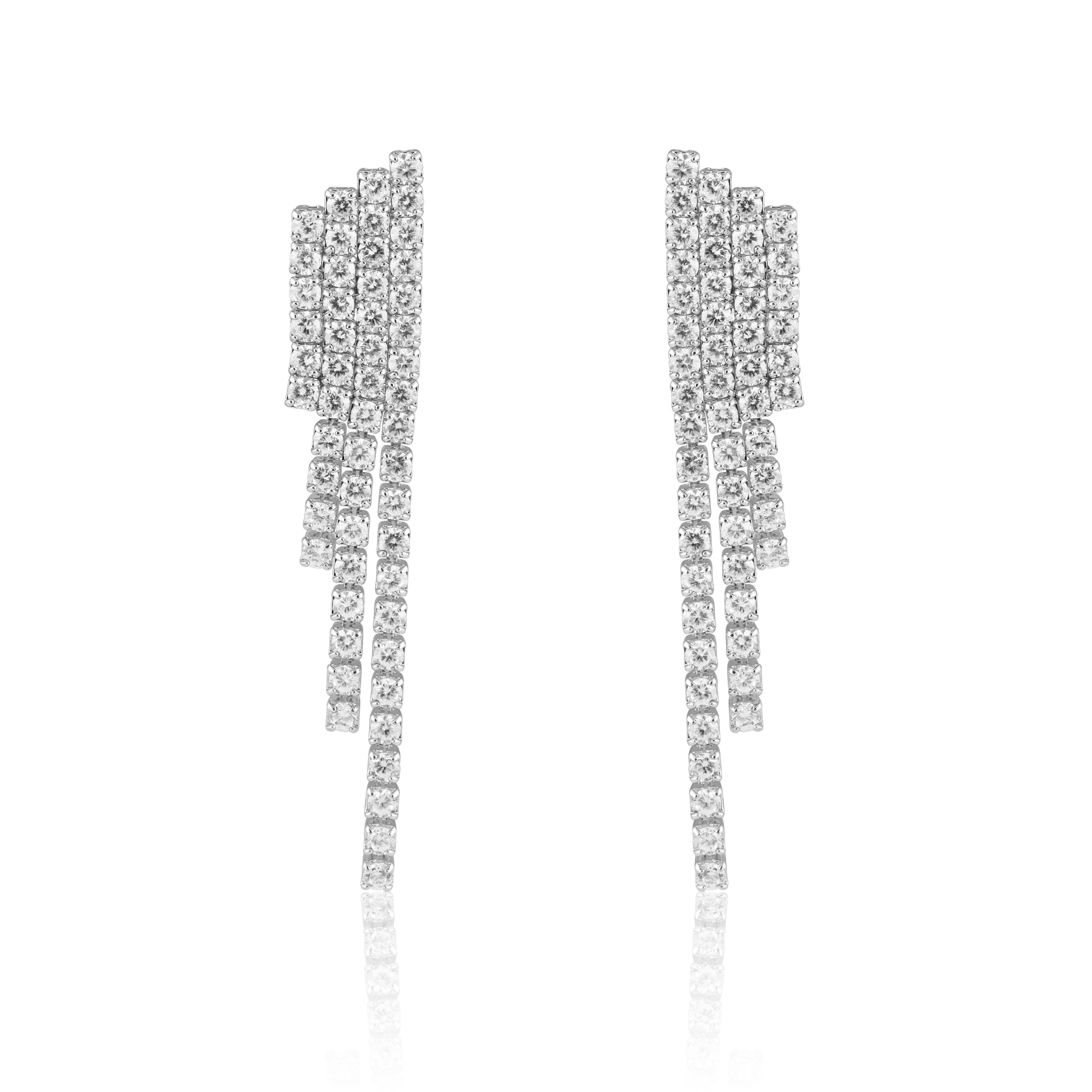 Nikki Statement Earrings Sahira Jewelry Design Silver