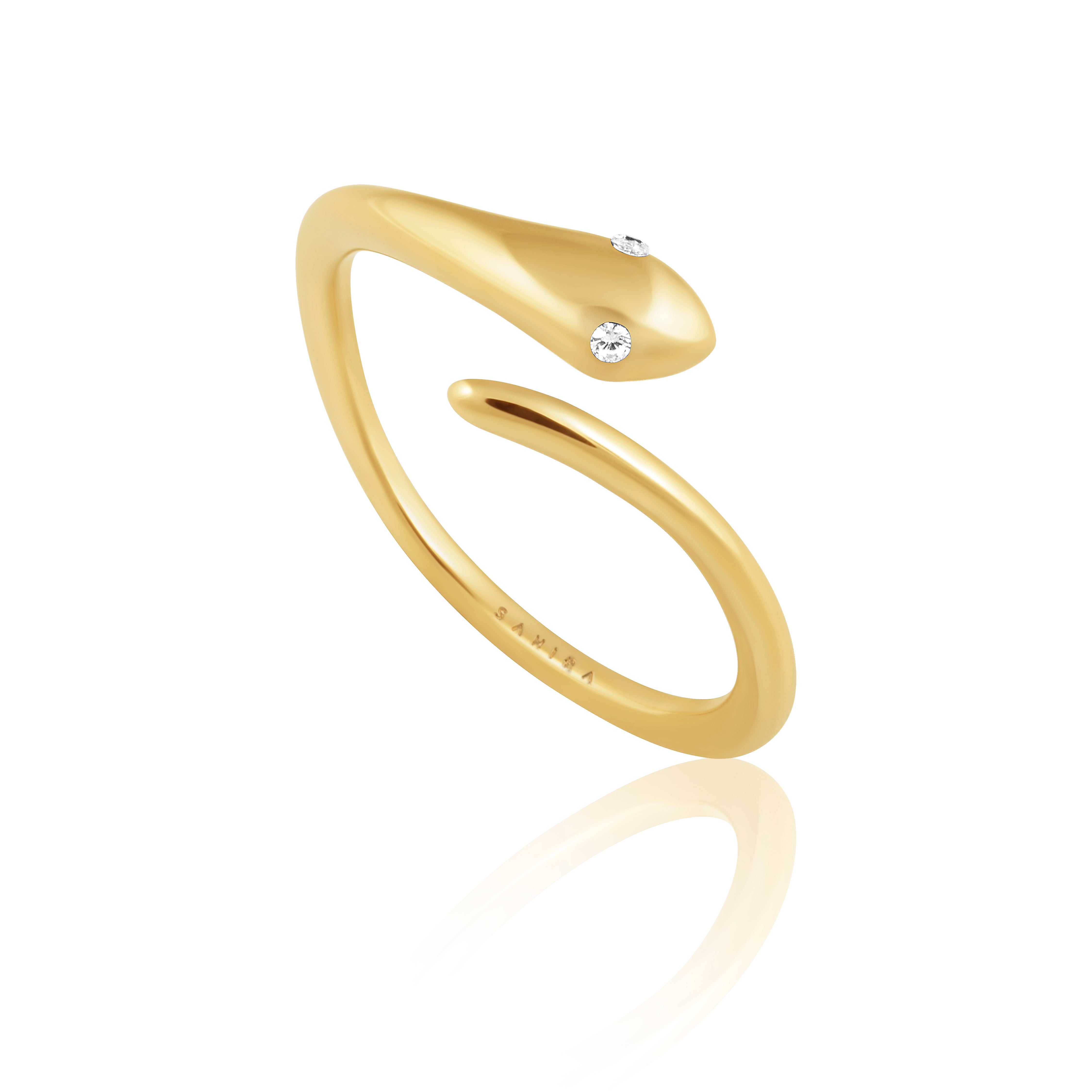 Nile Snake Ring Rings Sahira Jewelry Design