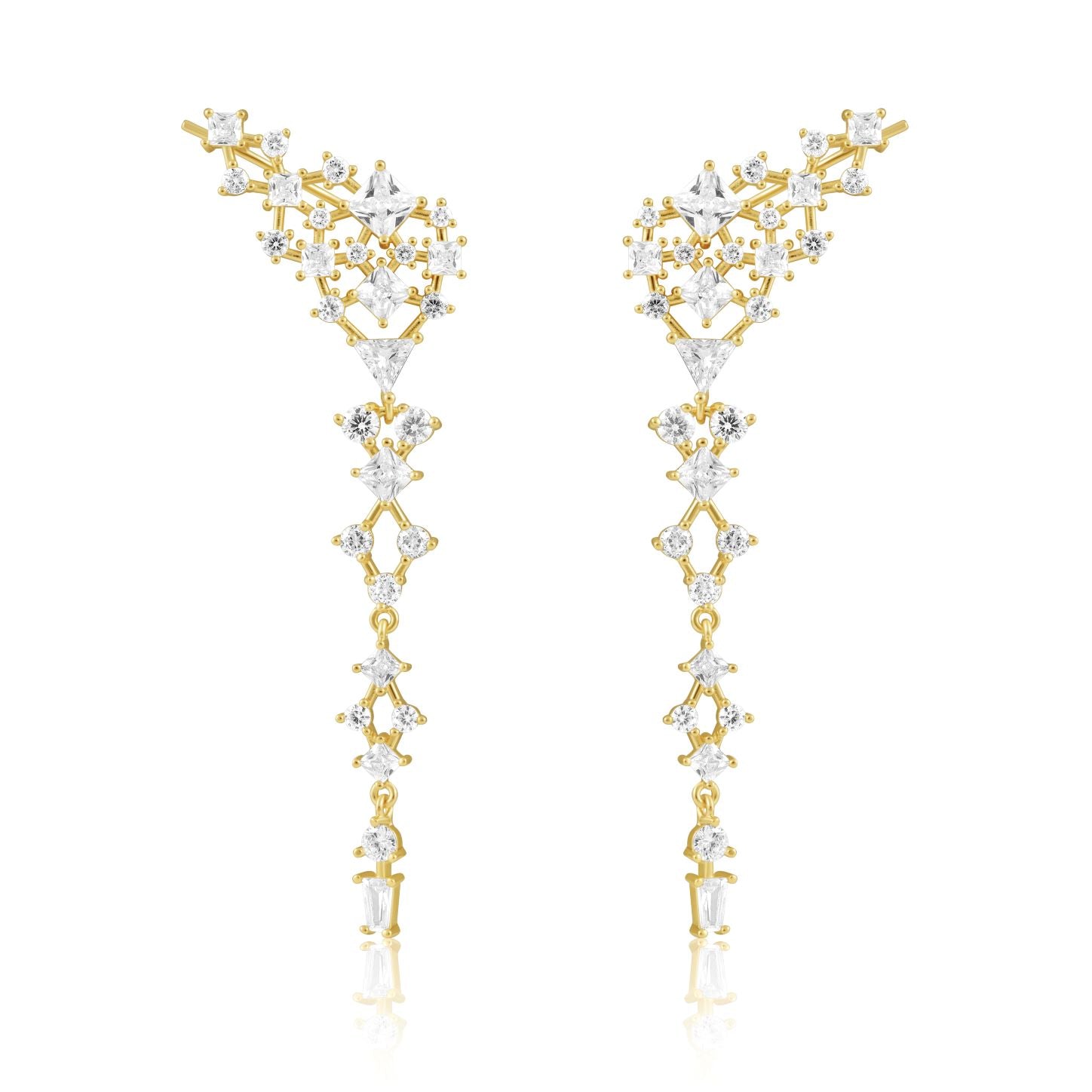 Scarlett CZ Drop Earring Earring Sahira Jewelry Design