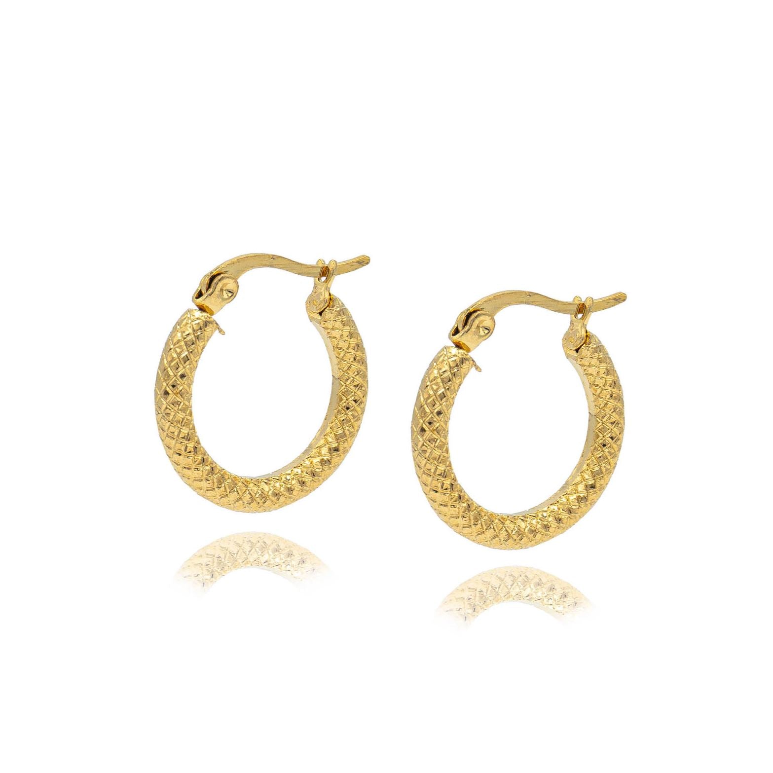 Stasi Textured Hoops